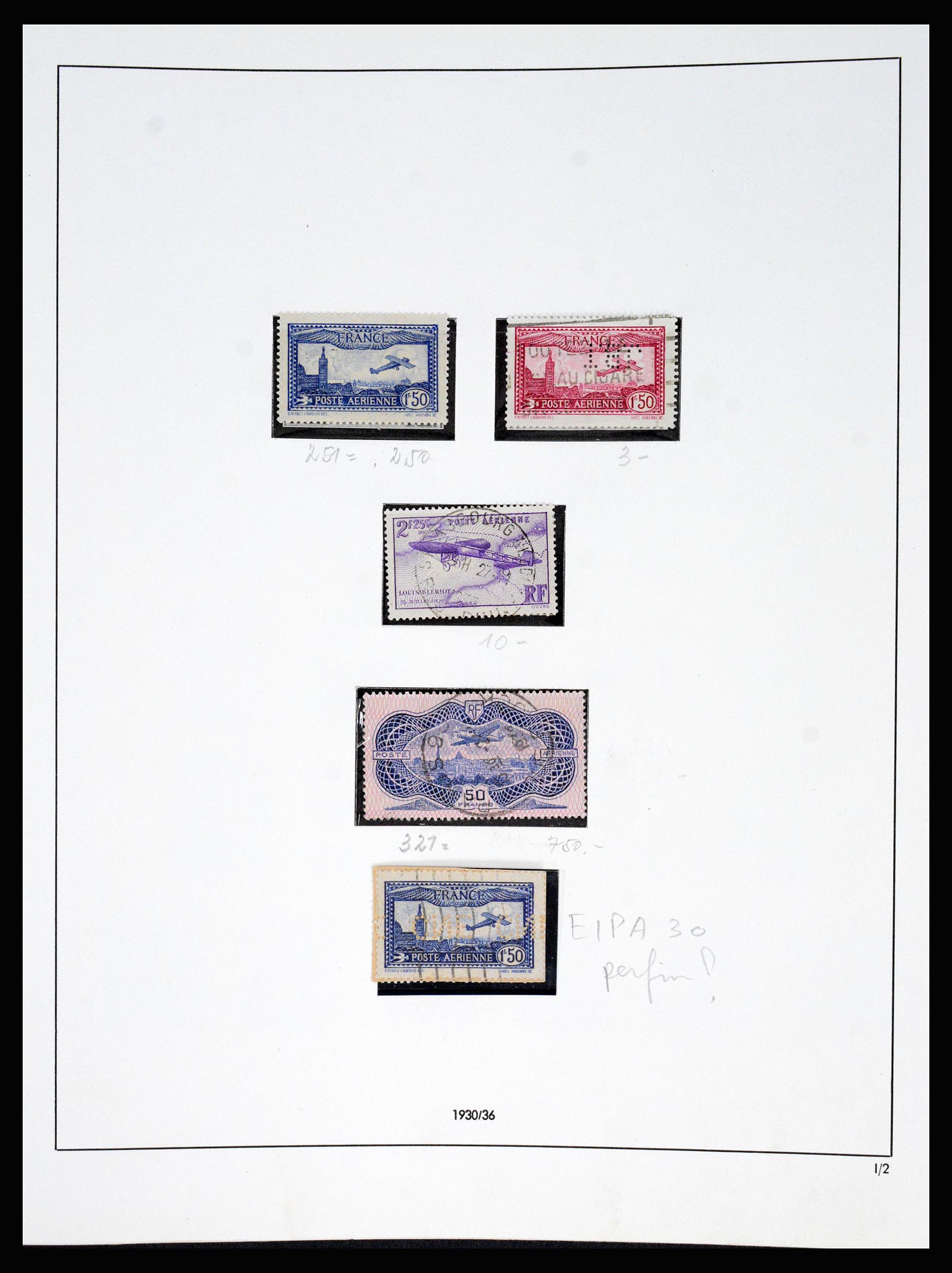 37140 028 - Postzegelverzameling 37140 Frankrijk 1849-1945.