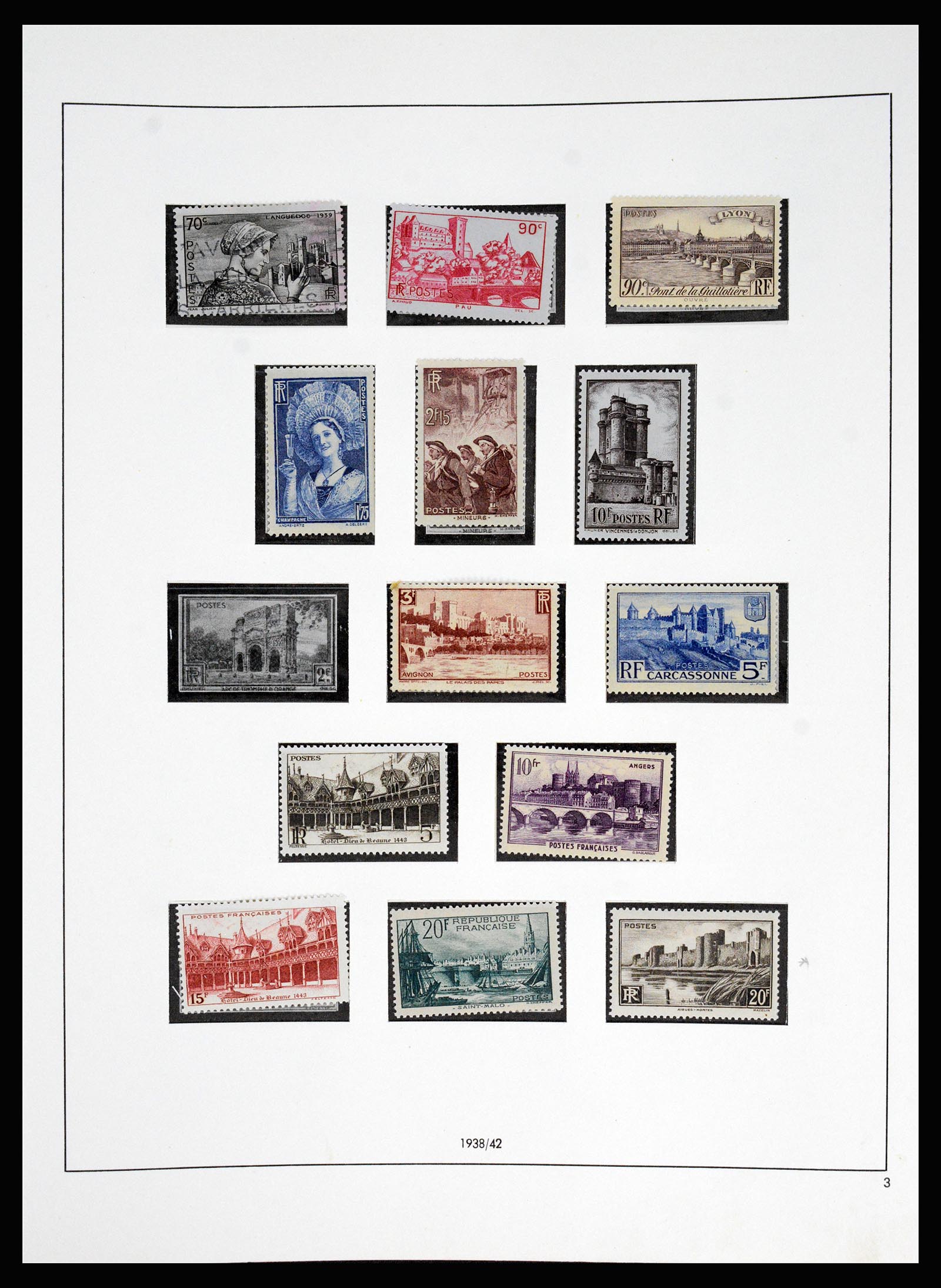37140 032 - Postzegelverzameling 37140 Frankrijk 1849-1945.