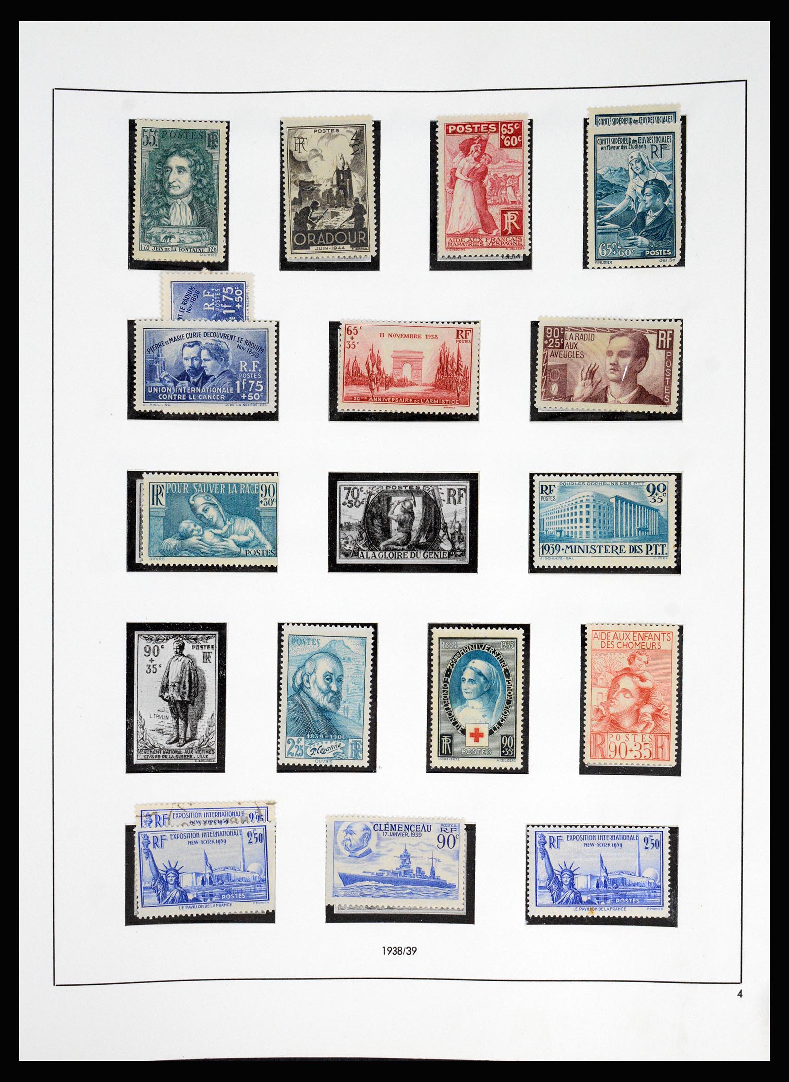37140 033 - Stamp collection 37140 France 1849-1945.