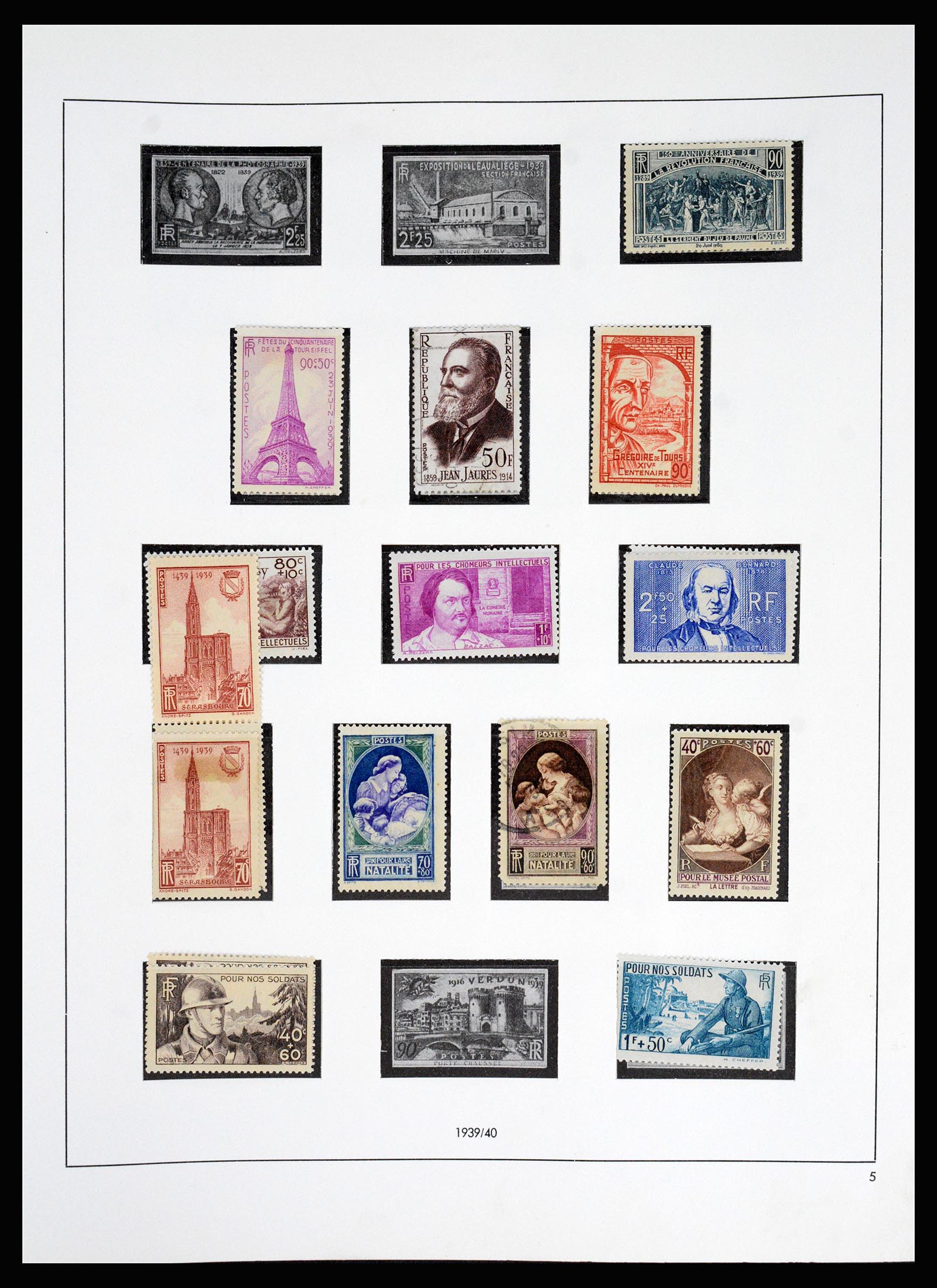 37140 034 - Postzegelverzameling 37140 Frankrijk 1849-1945.