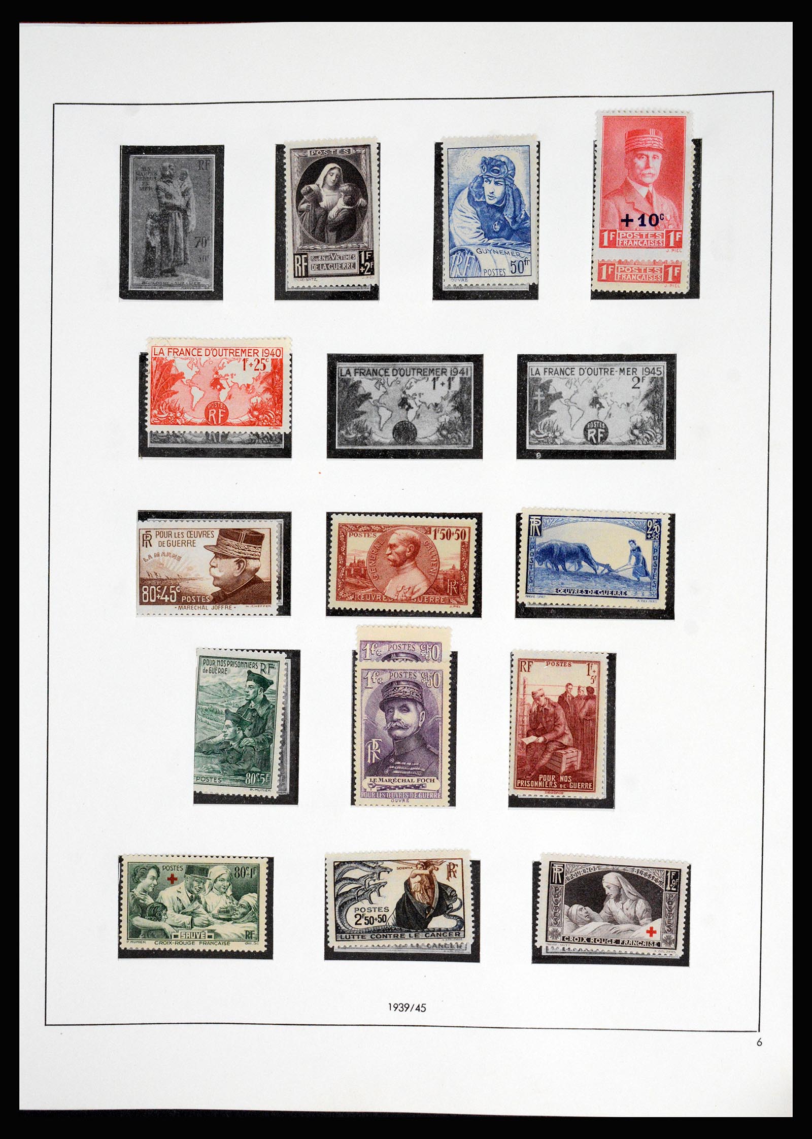37140 035 - Stamp collection 37140 France 1849-1945.