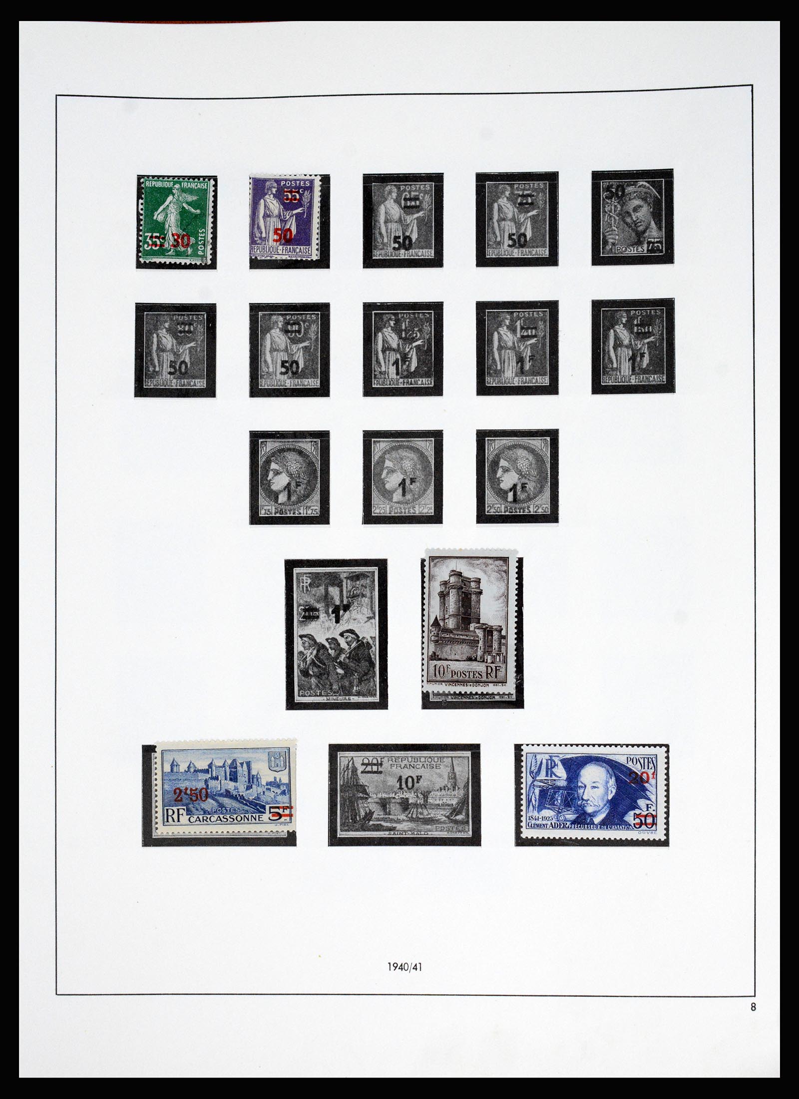37140 037 - Postzegelverzameling 37140 Frankrijk 1849-1945.
