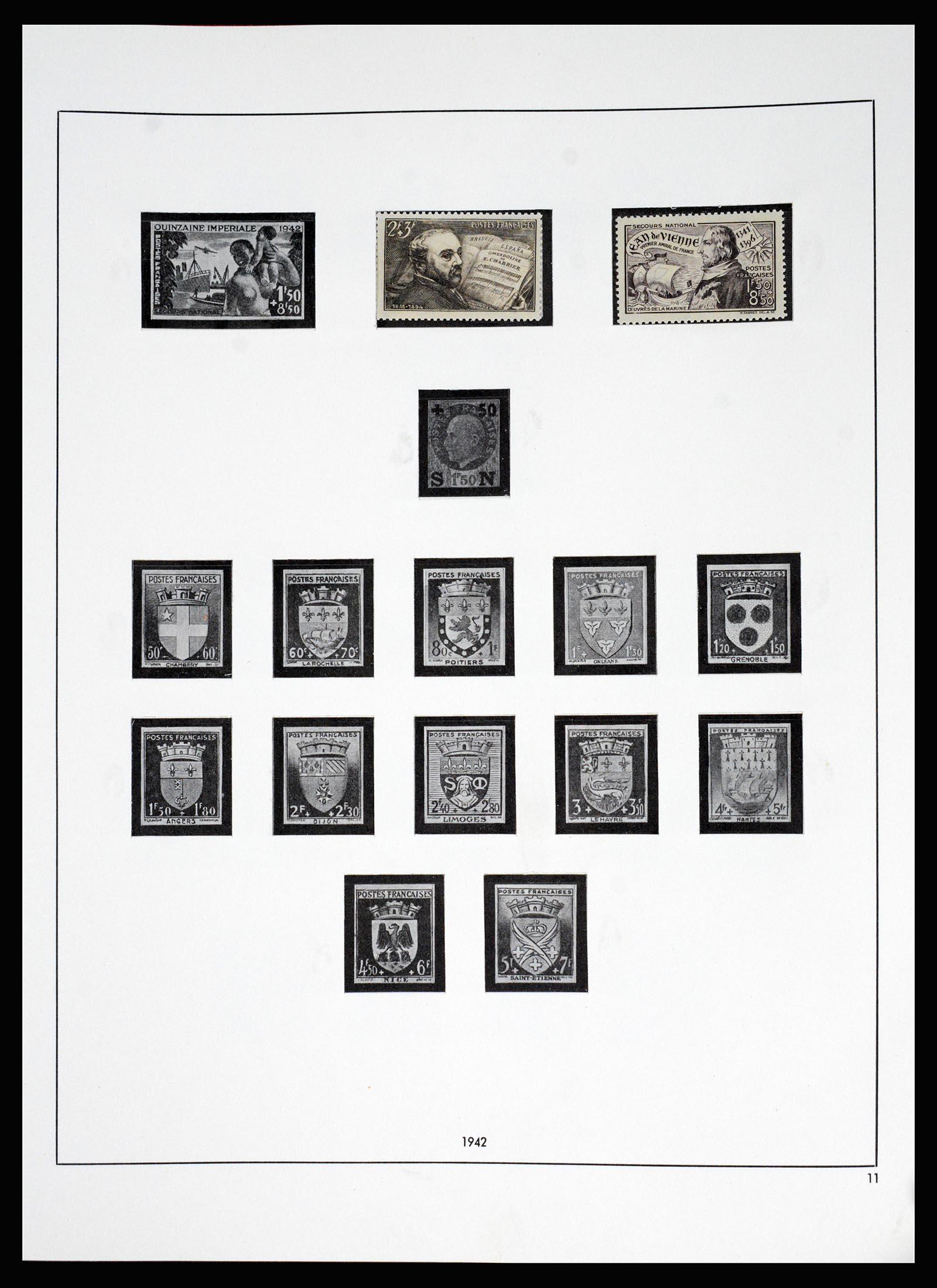 37140 040 - Postzegelverzameling 37140 Frankrijk 1849-1945.