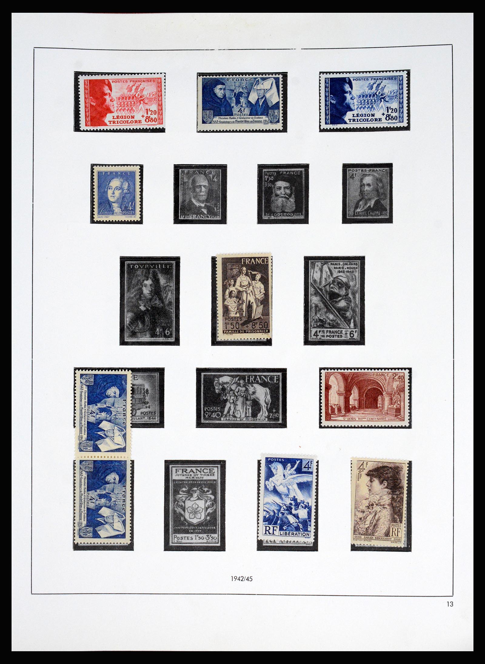 37140 042 - Stamp collection 37140 France 1849-1945.