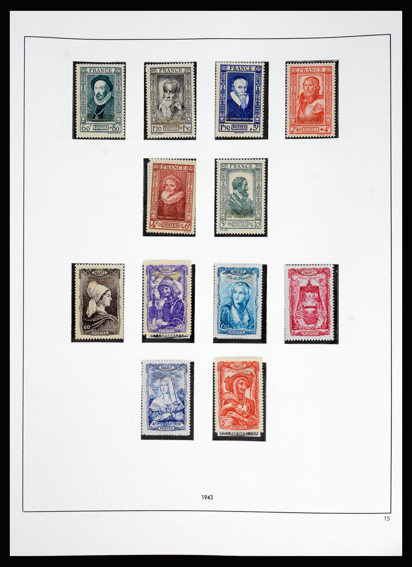 37140 044 - Stamp collection 37140 France 1849-1945.