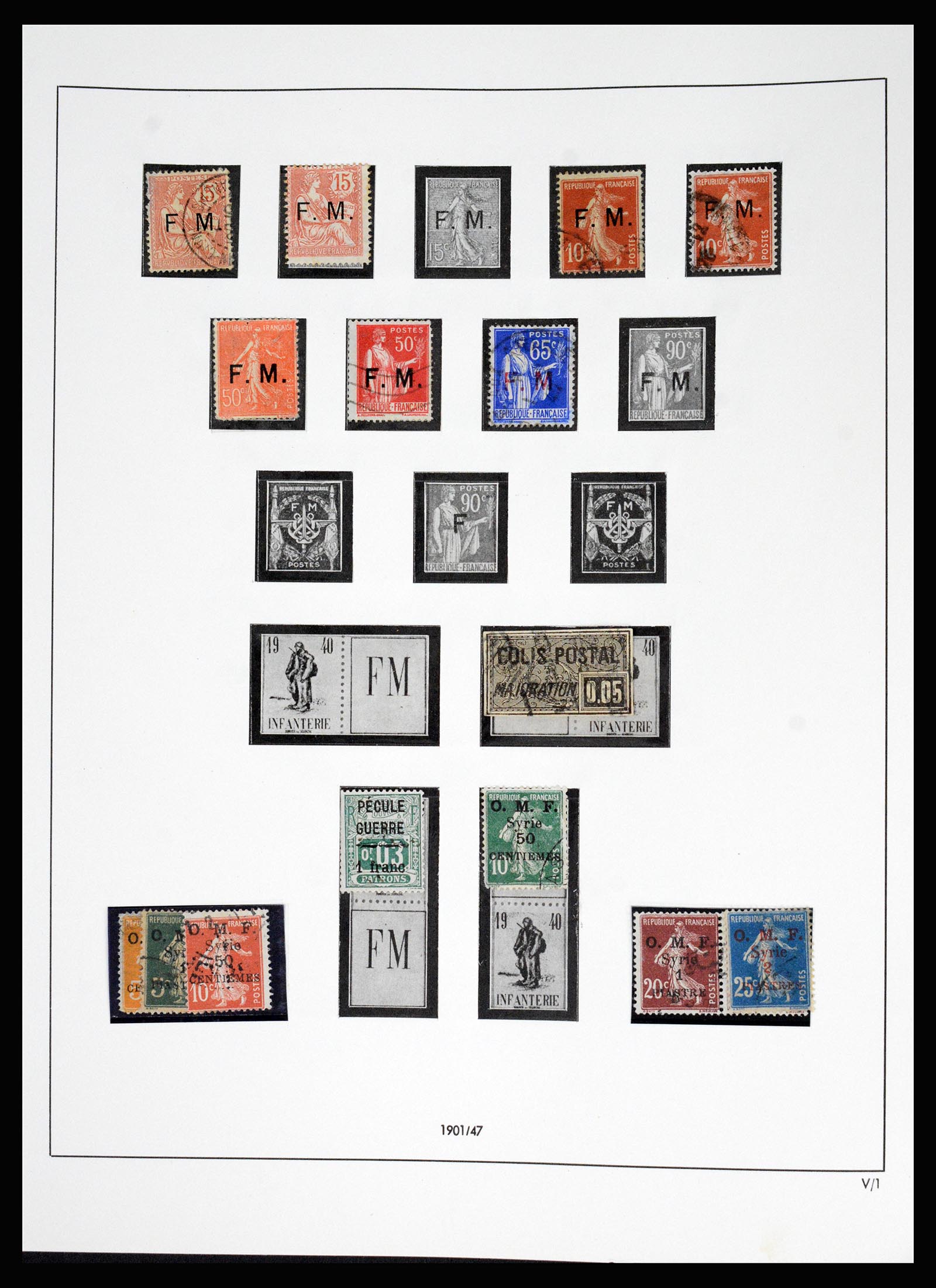 37140 052 - Stamp collection 37140 France 1849-1945.