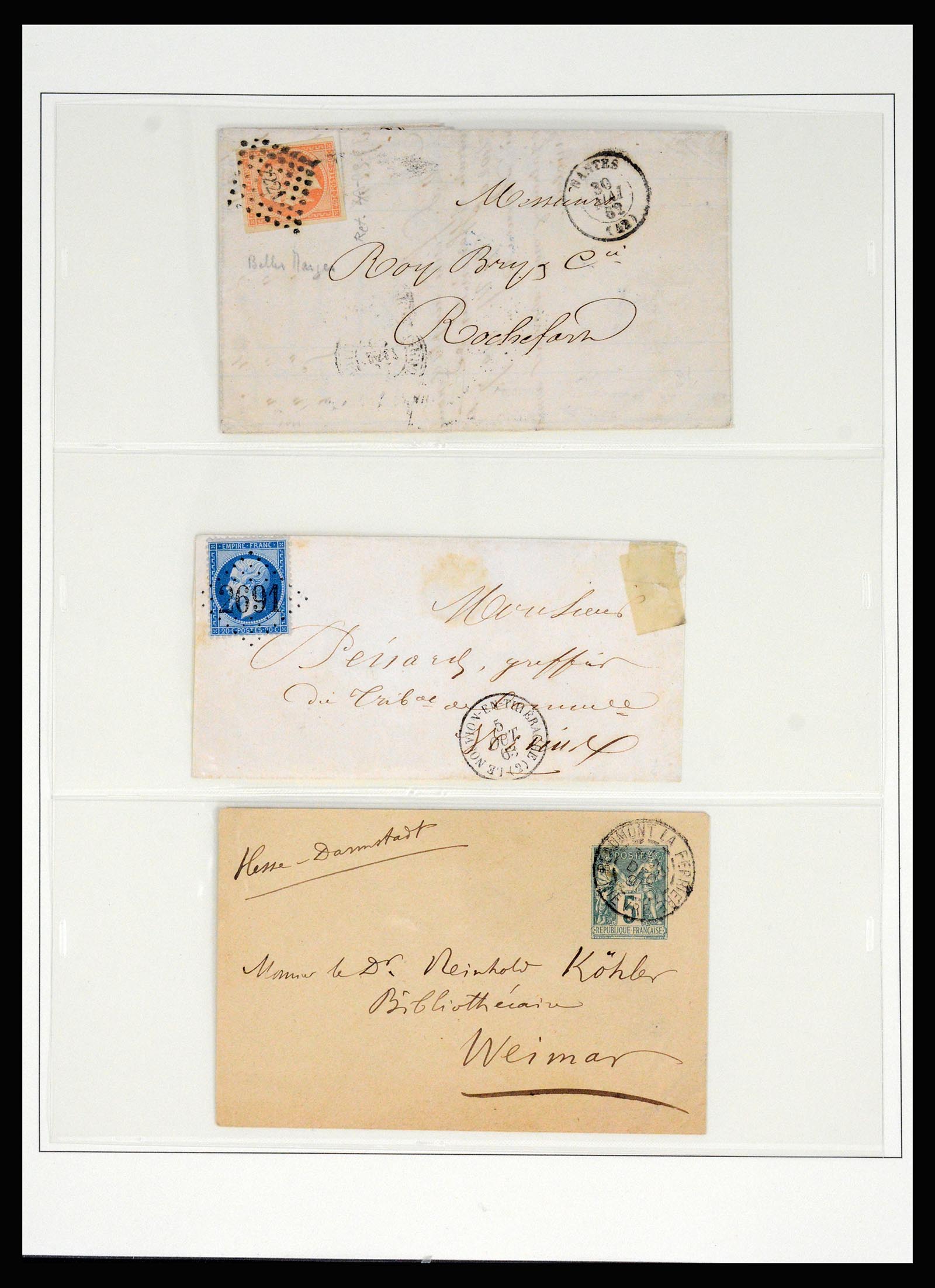 37140 060 - Stamp collection 37140 France 1849-1945.