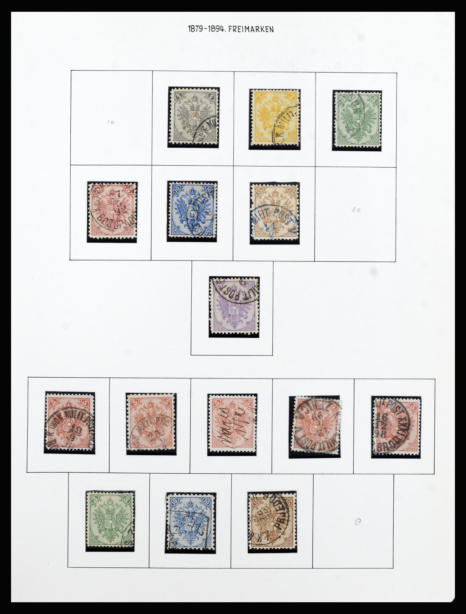 37141 001 - Postzegelverzameling 37141 Bosnië-Herzegowina 1879-1918.