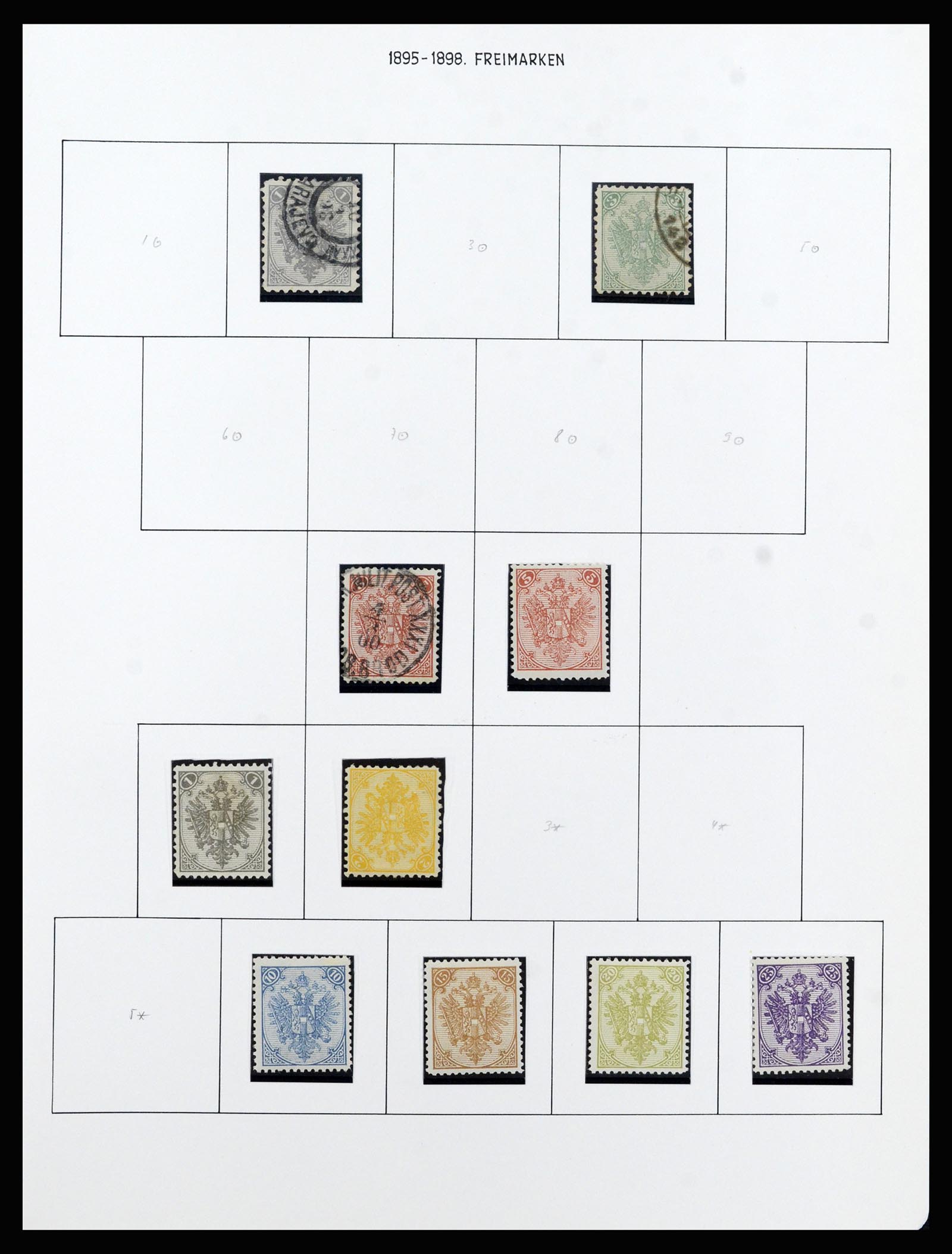 37141 002 - Postzegelverzameling 37141 Bosnië-Herzegowina 1879-1918.