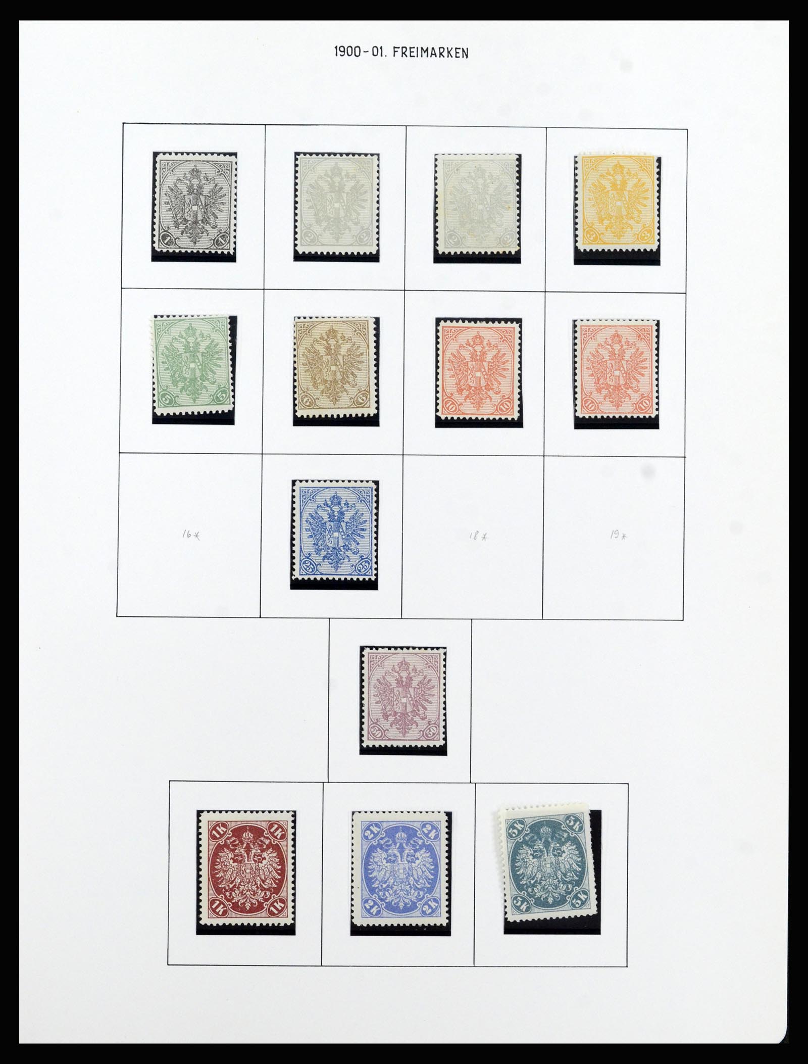 37141 004 - Postzegelverzameling 37141 Bosnië-Herzegowina 1879-1918.