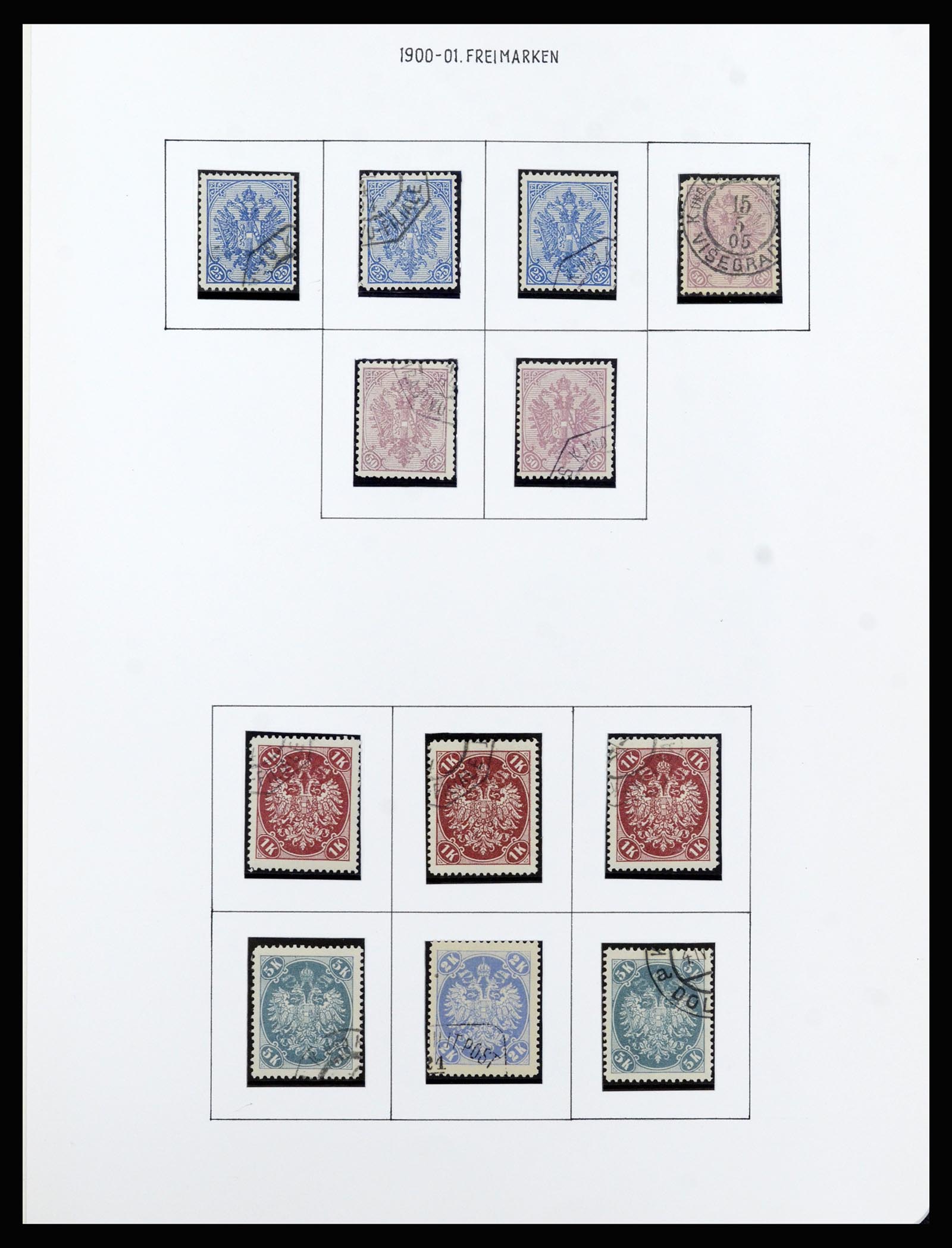 37141 006 - Postzegelverzameling 37141 Bosnië-Herzegowina 1879-1918.