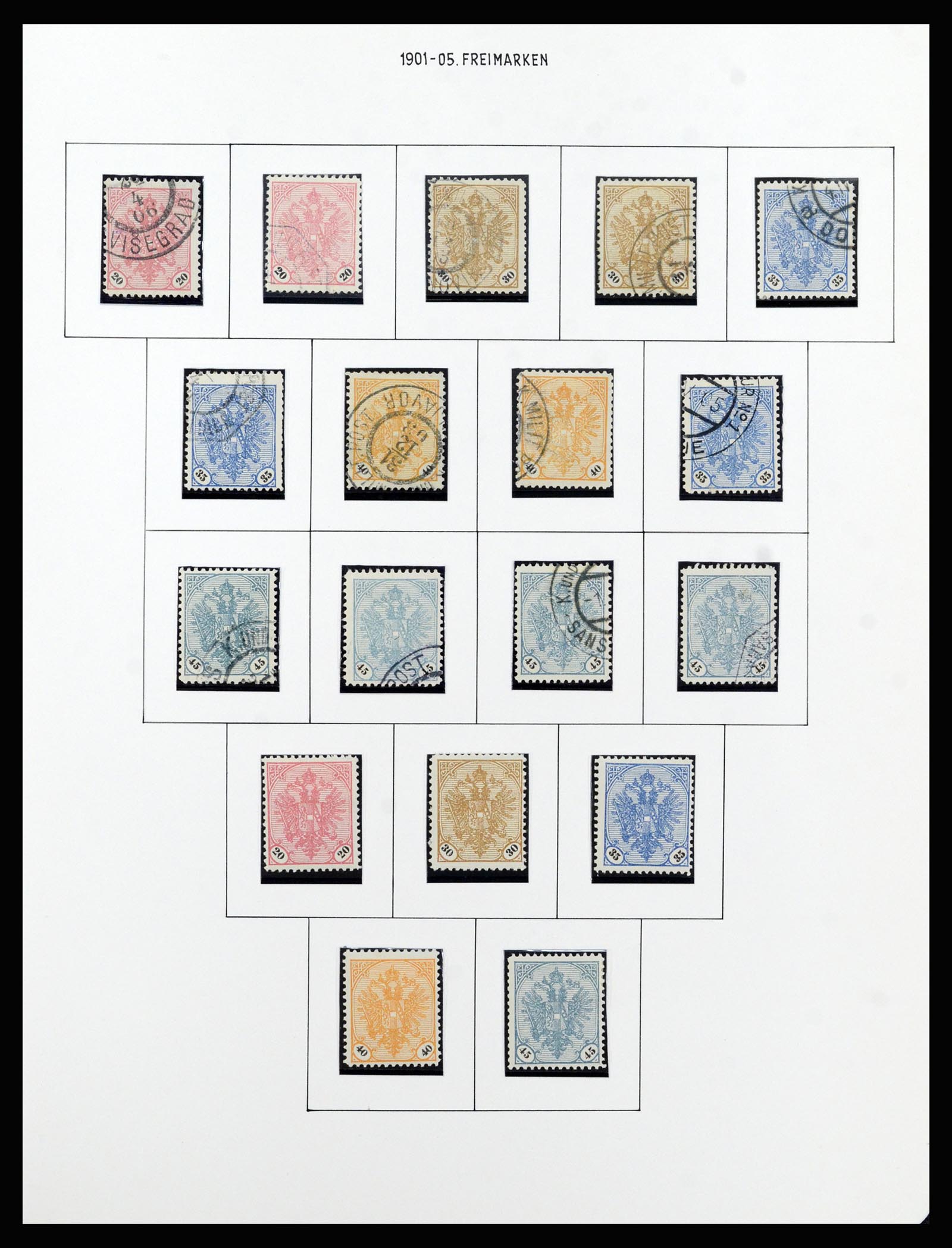 37141 007 - Postzegelverzameling 37141 Bosnië-Herzegowina 1879-1918.