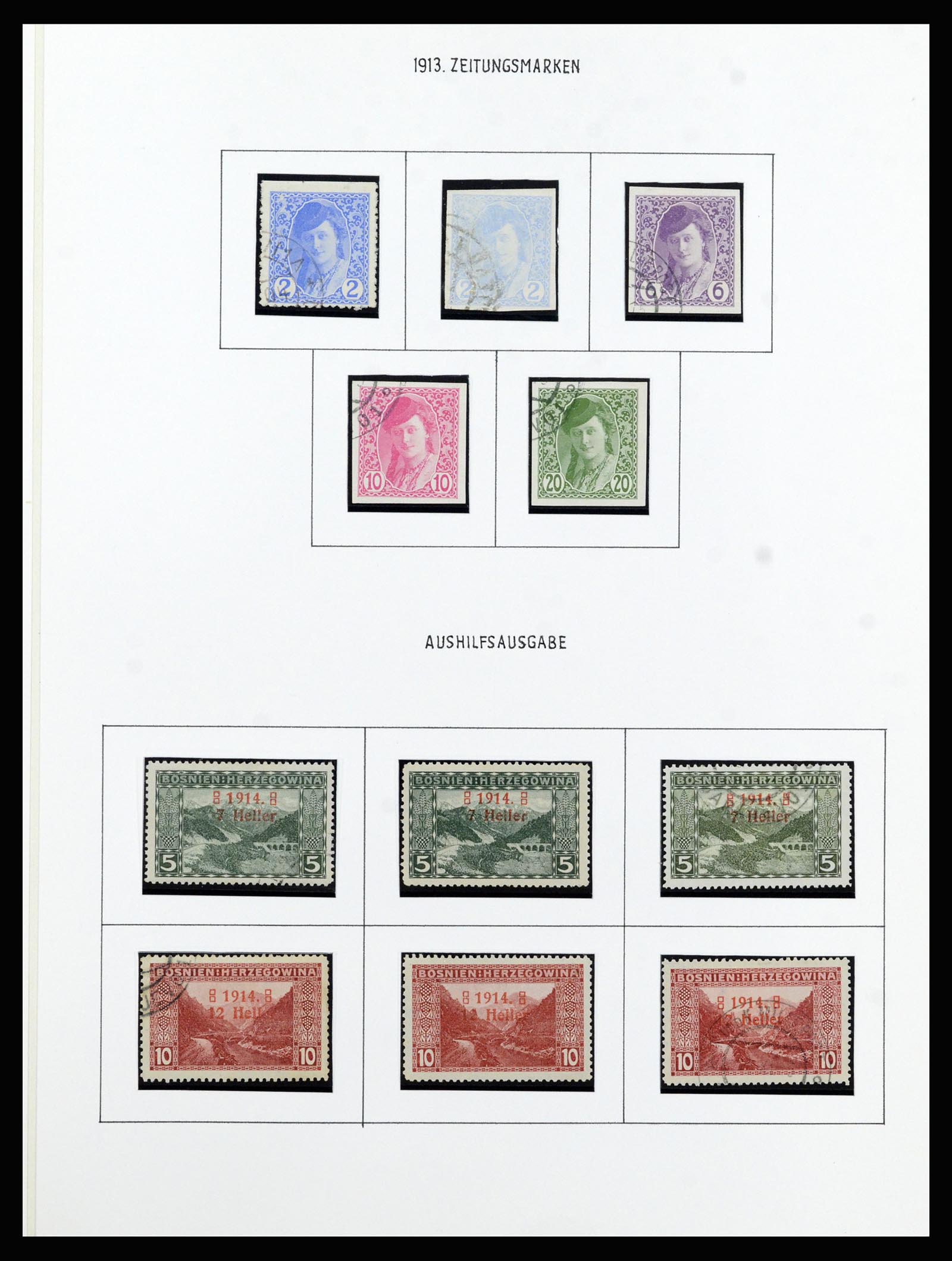 37141 025 - Postzegelverzameling 37141 Bosnië-Herzegowina 1879-1918.