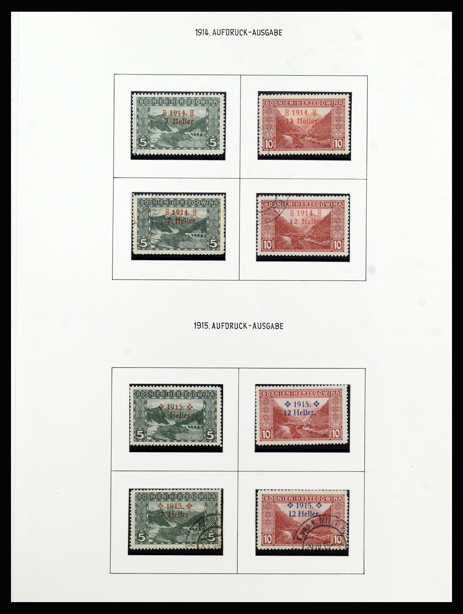 37141 026 - Postzegelverzameling 37141 Bosnië-Herzegowina 1879-1918.