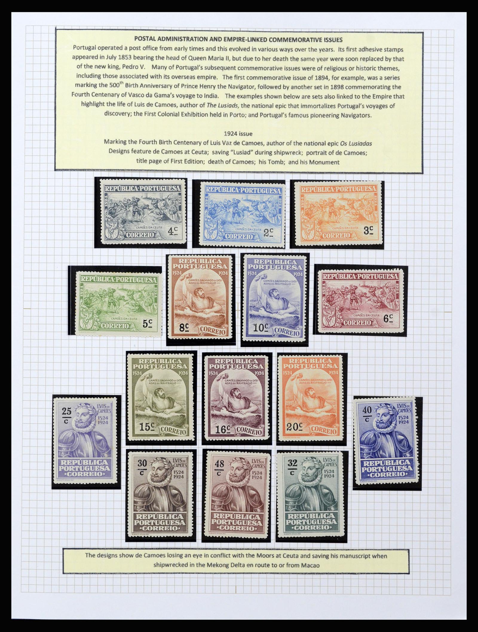 37142 001 - Postzegelverzameling 37142 Portugese koloniën 1882-1998.