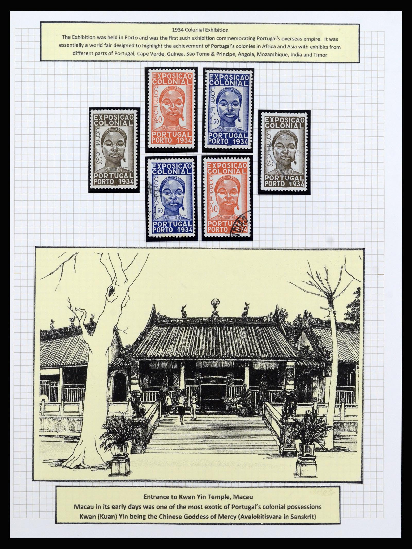 37142 003 - Postzegelverzameling 37142 Portugese koloniën 1882-1998.