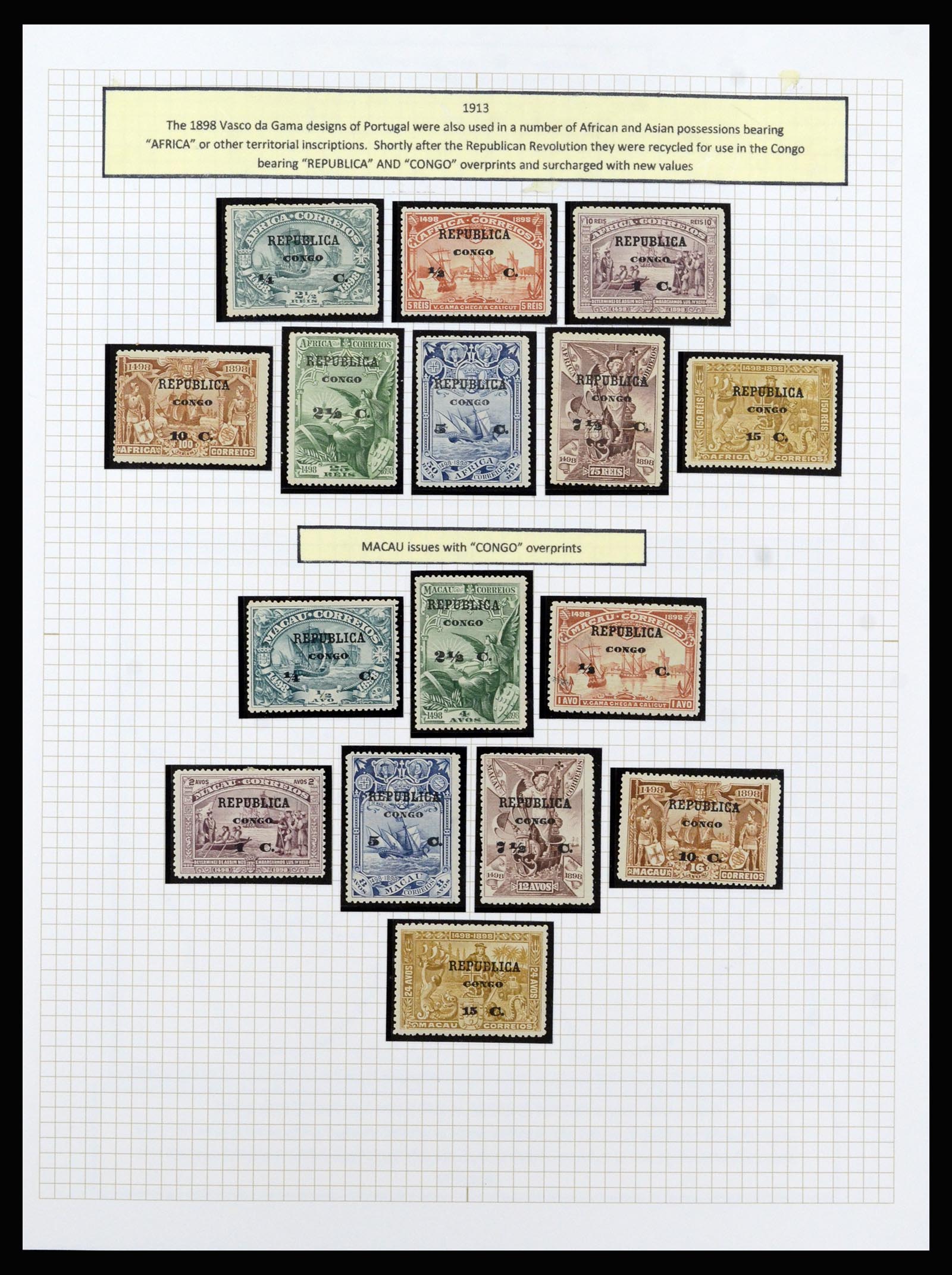 37142 031 - Postzegelverzameling 37142 Portugese koloniën 1882-1998.