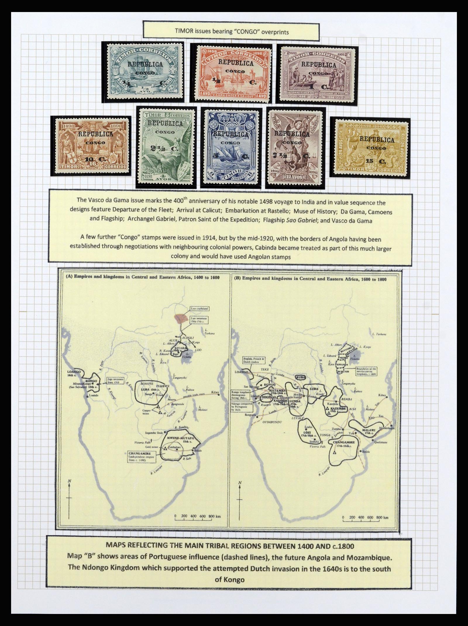 37142 032 - Postzegelverzameling 37142 Portugese koloniën 1882-1998.