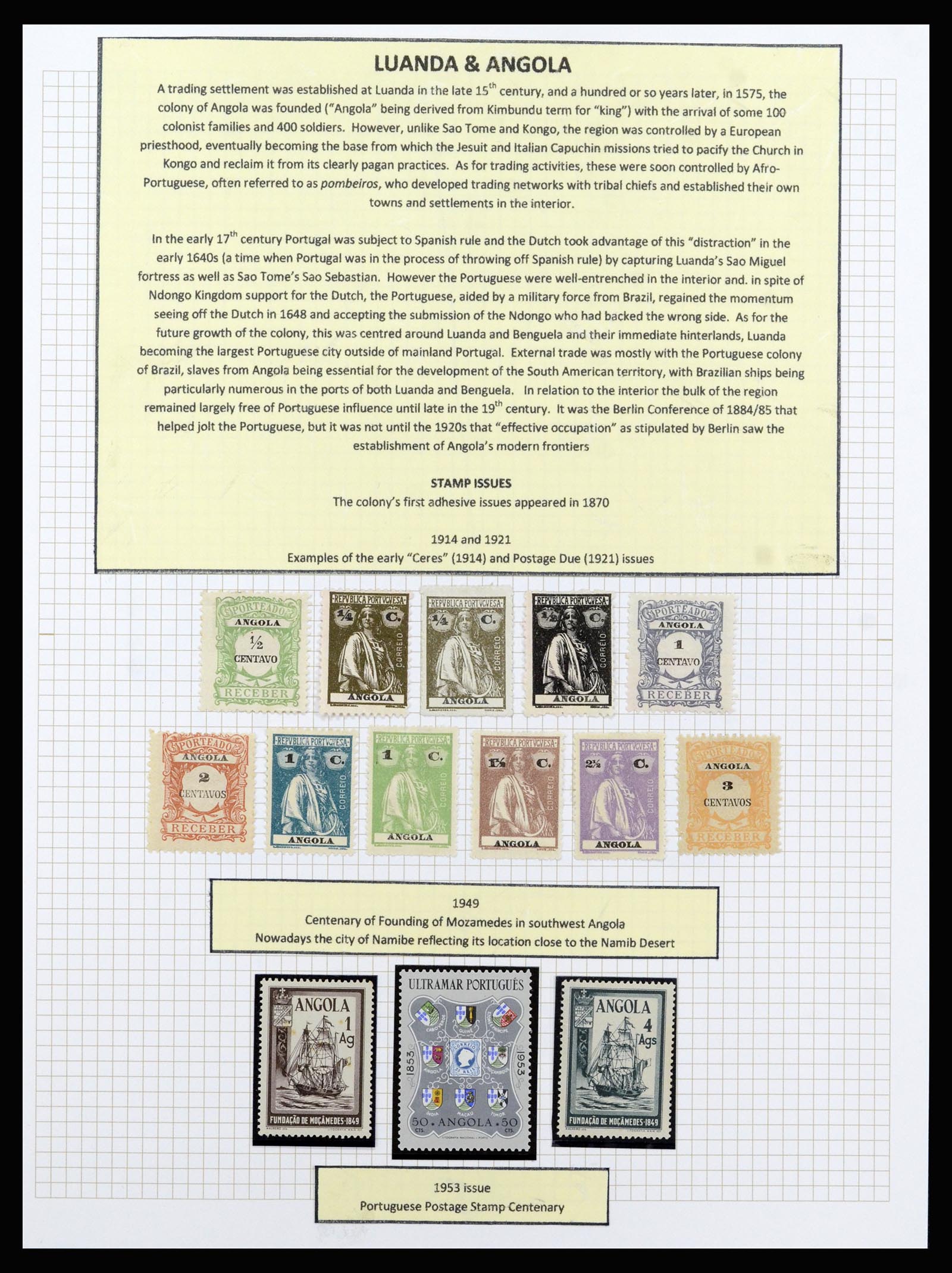37142 033 - Postzegelverzameling 37142 Portugese koloniën 1882-1998.