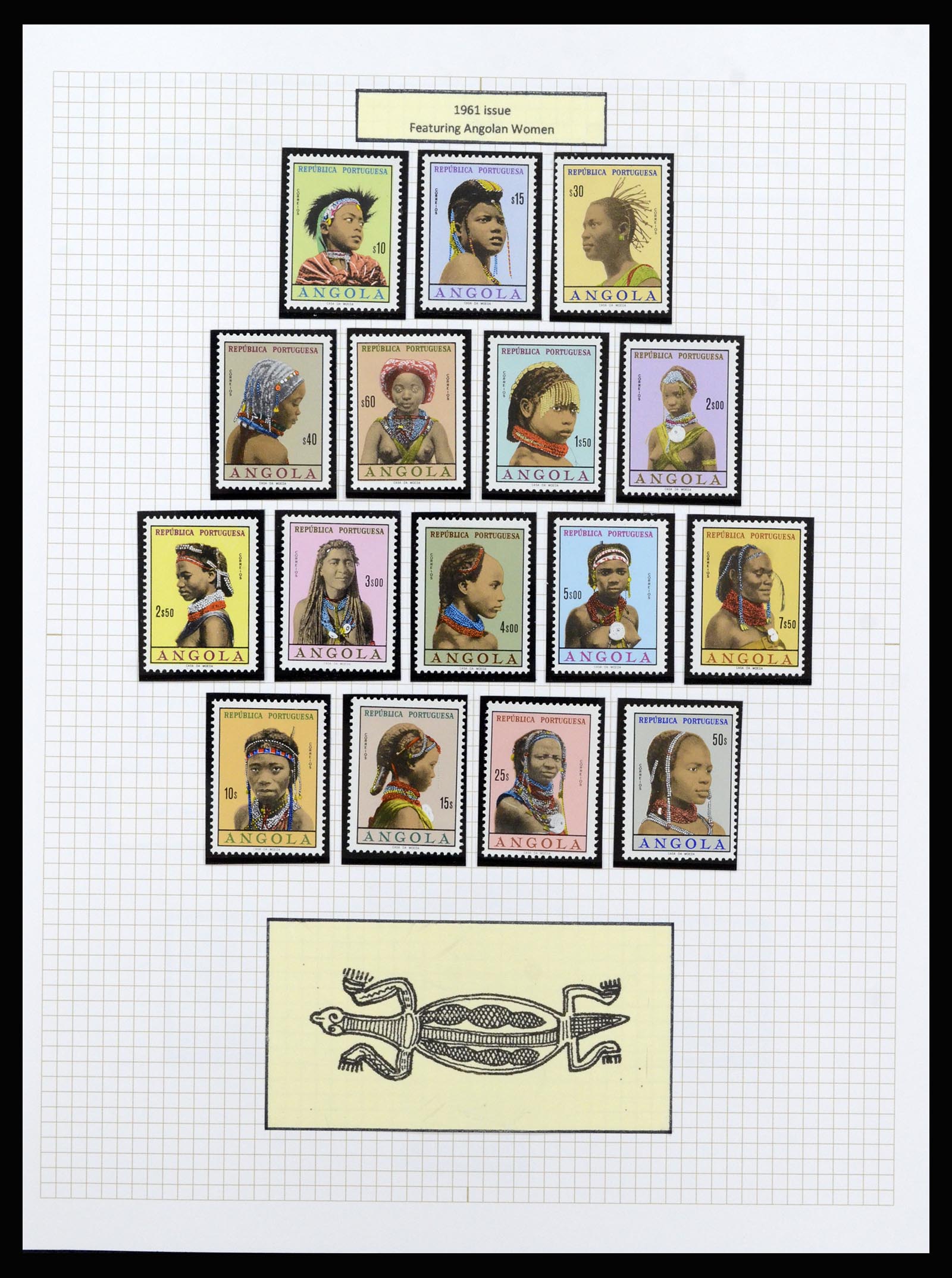 37142 034 - Postzegelverzameling 37142 Portugese koloniën 1882-1998.