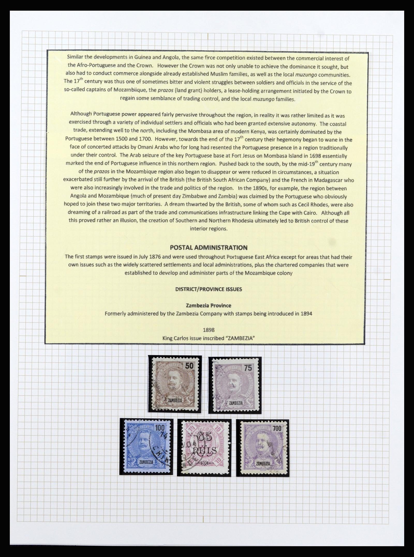 37142 037 - Postzegelverzameling 37142 Portugese koloniën 1882-1998.