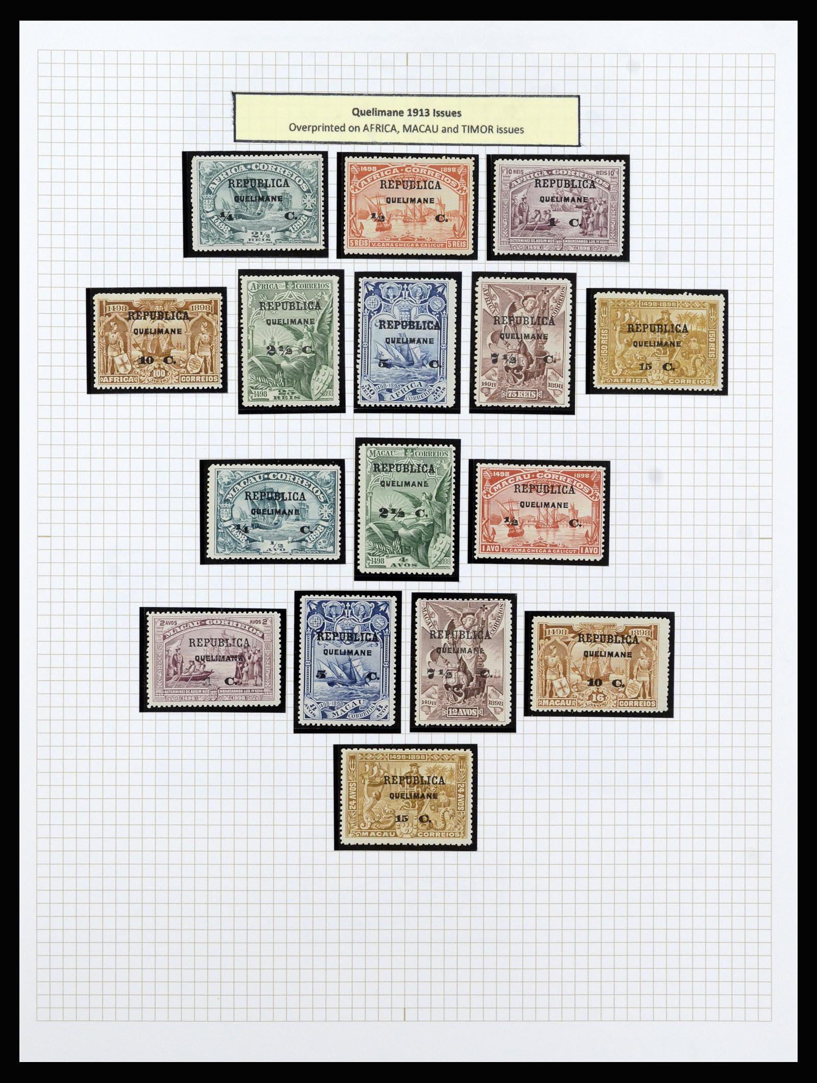 37142 040 - Postzegelverzameling 37142 Portugese koloniën 1882-1998.