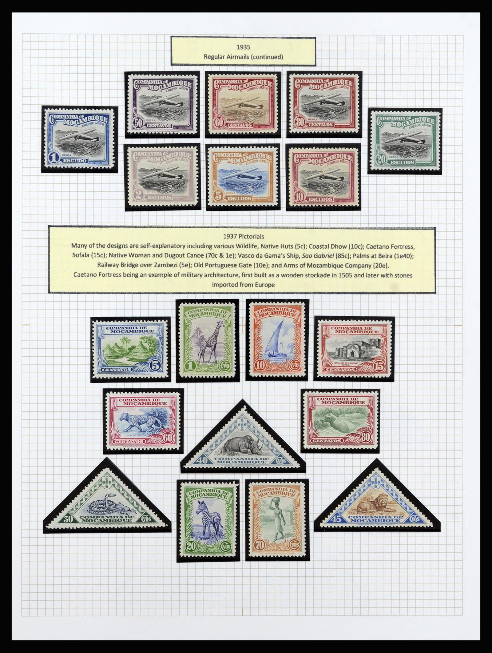 37142 046 - Postzegelverzameling 37142 Portugese koloniën 1882-1998.