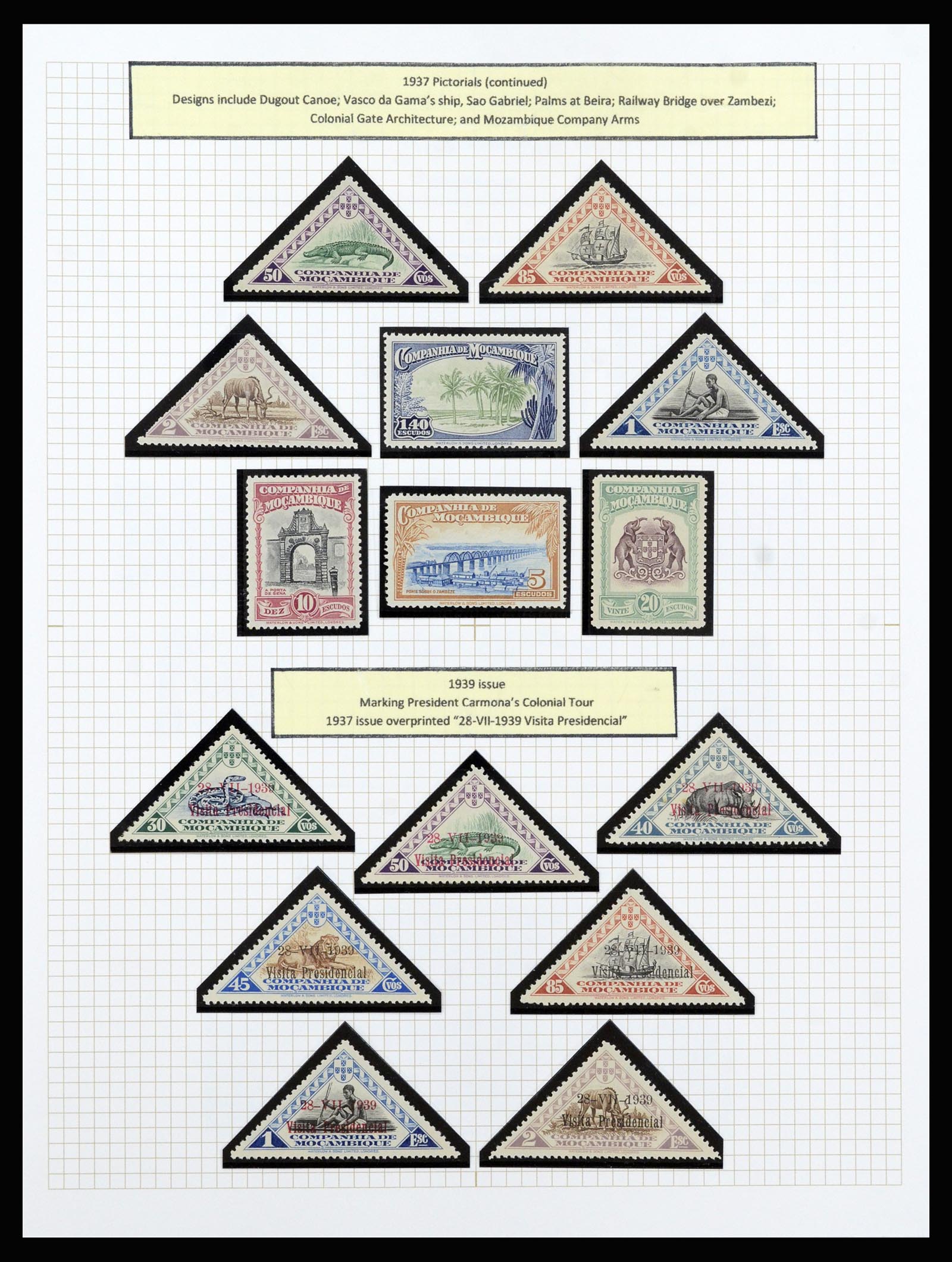 37142 047 - Postzegelverzameling 37142 Portugese koloniën 1882-1998.
