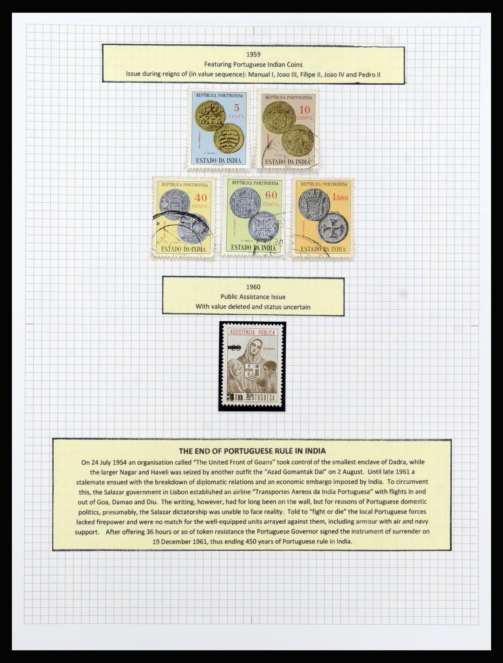 37142 057 - Postzegelverzameling 37142 Portugese koloniën 1882-1998.