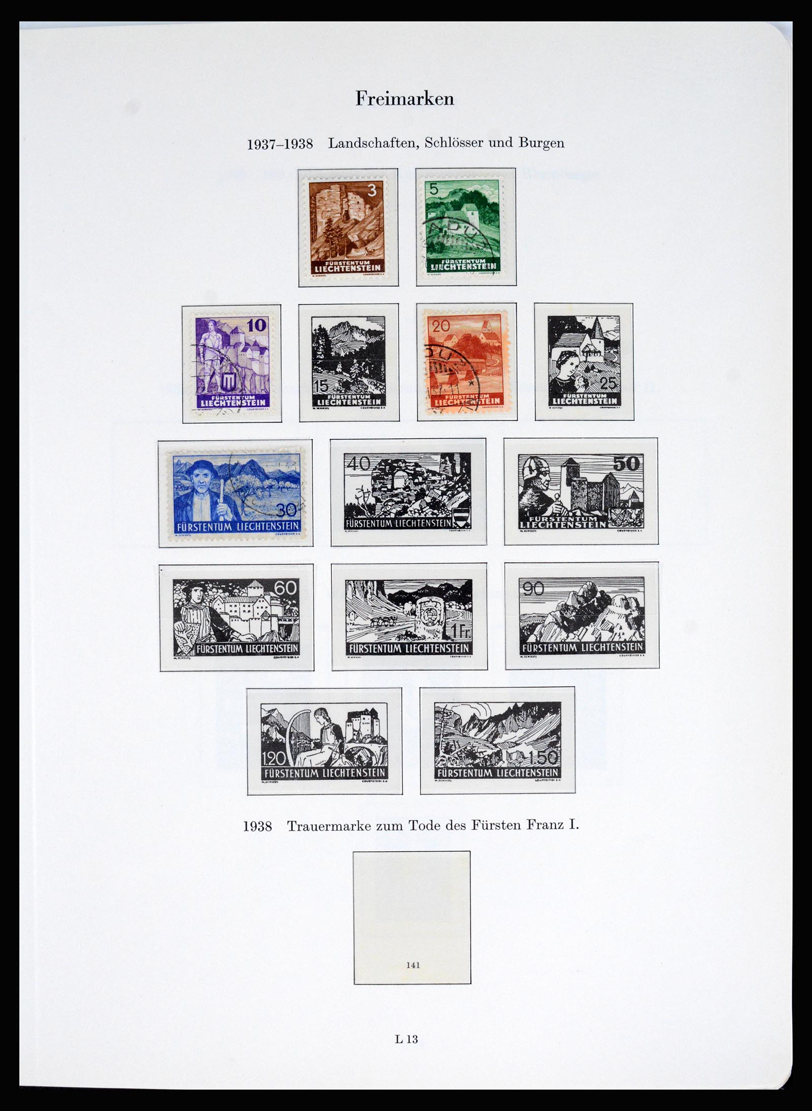 37147 006 - Postzegelverzameling 37147 Liechtenstein 1920-2019!