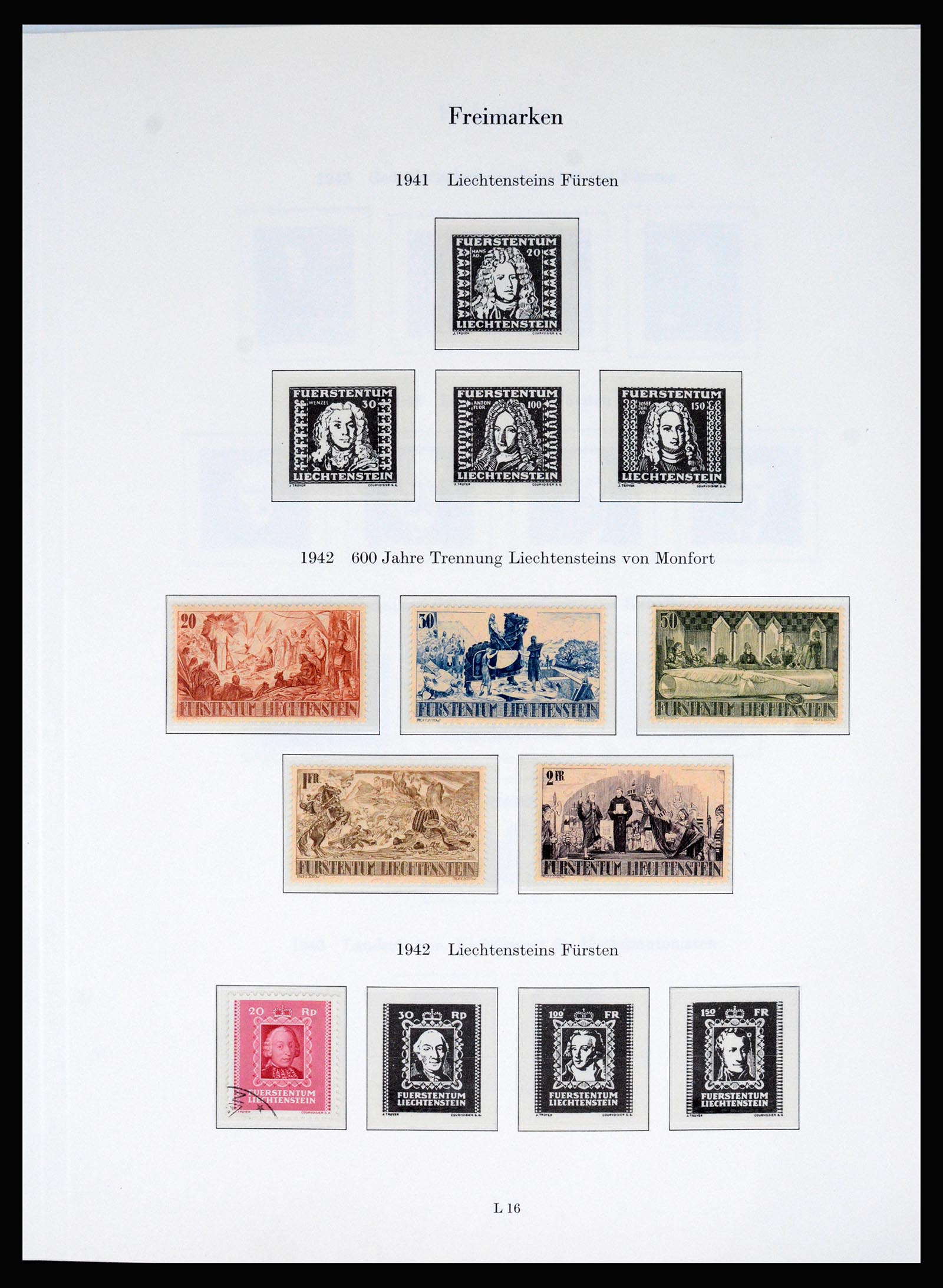 37147 008 - Postzegelverzameling 37147 Liechtenstein 1920-2019!