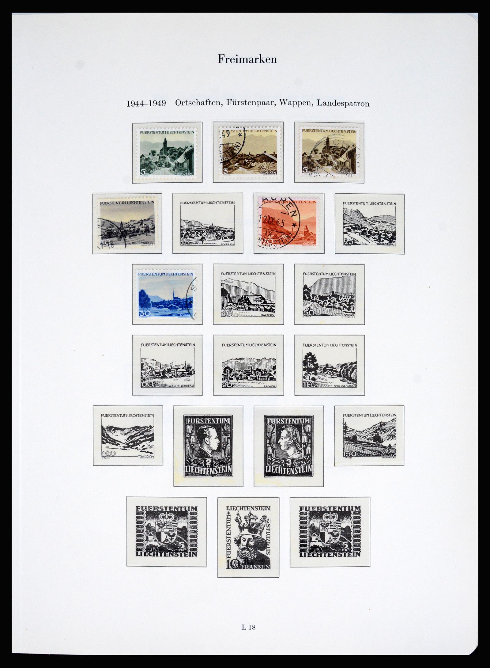 37147 009 - Postzegelverzameling 37147 Liechtenstein 1920-2019!