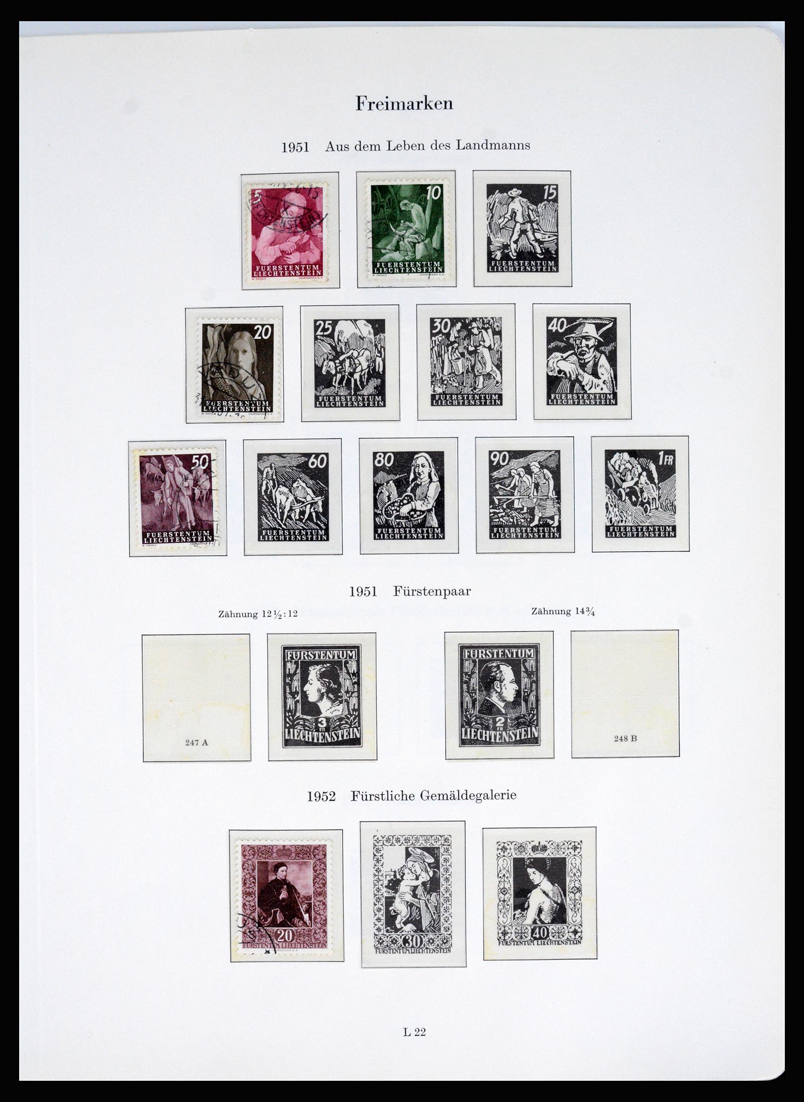 37147 010 - Postzegelverzameling 37147 Liechtenstein 1920-2019!