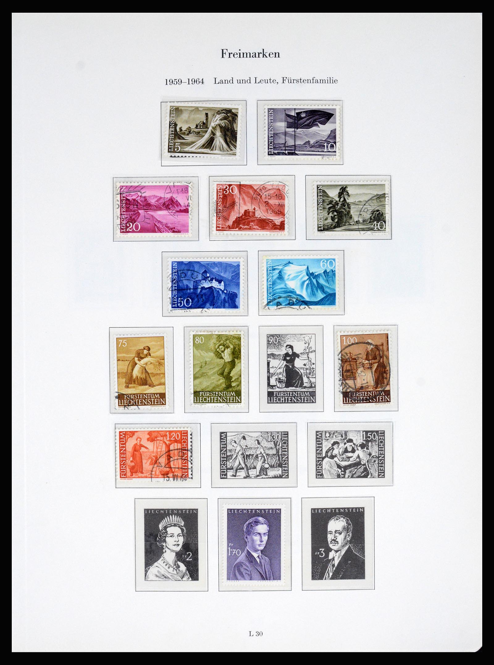37147 015 - Postzegelverzameling 37147 Liechtenstein 1920-2019!