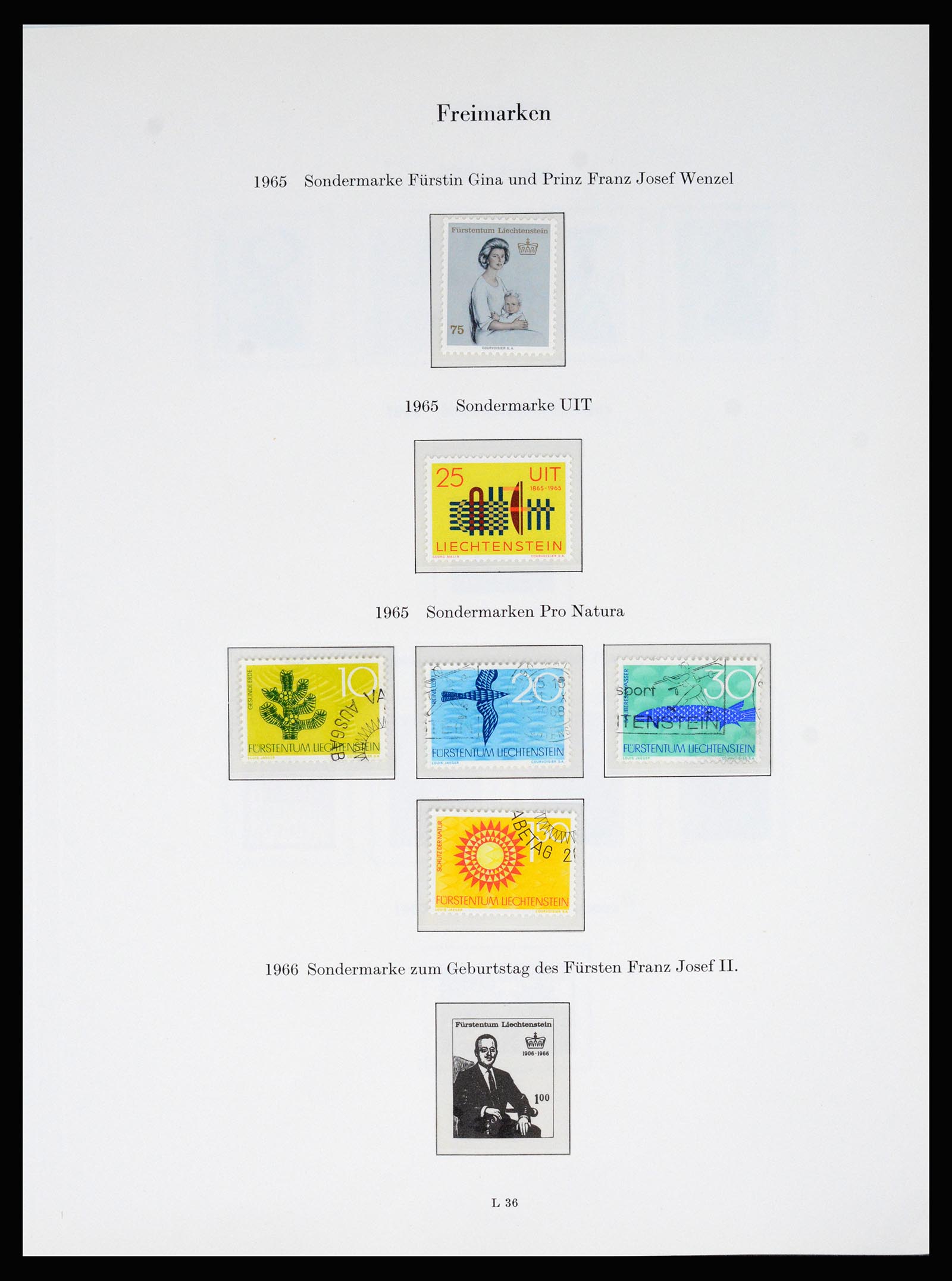 37147 020 - Postzegelverzameling 37147 Liechtenstein 1920-2019!