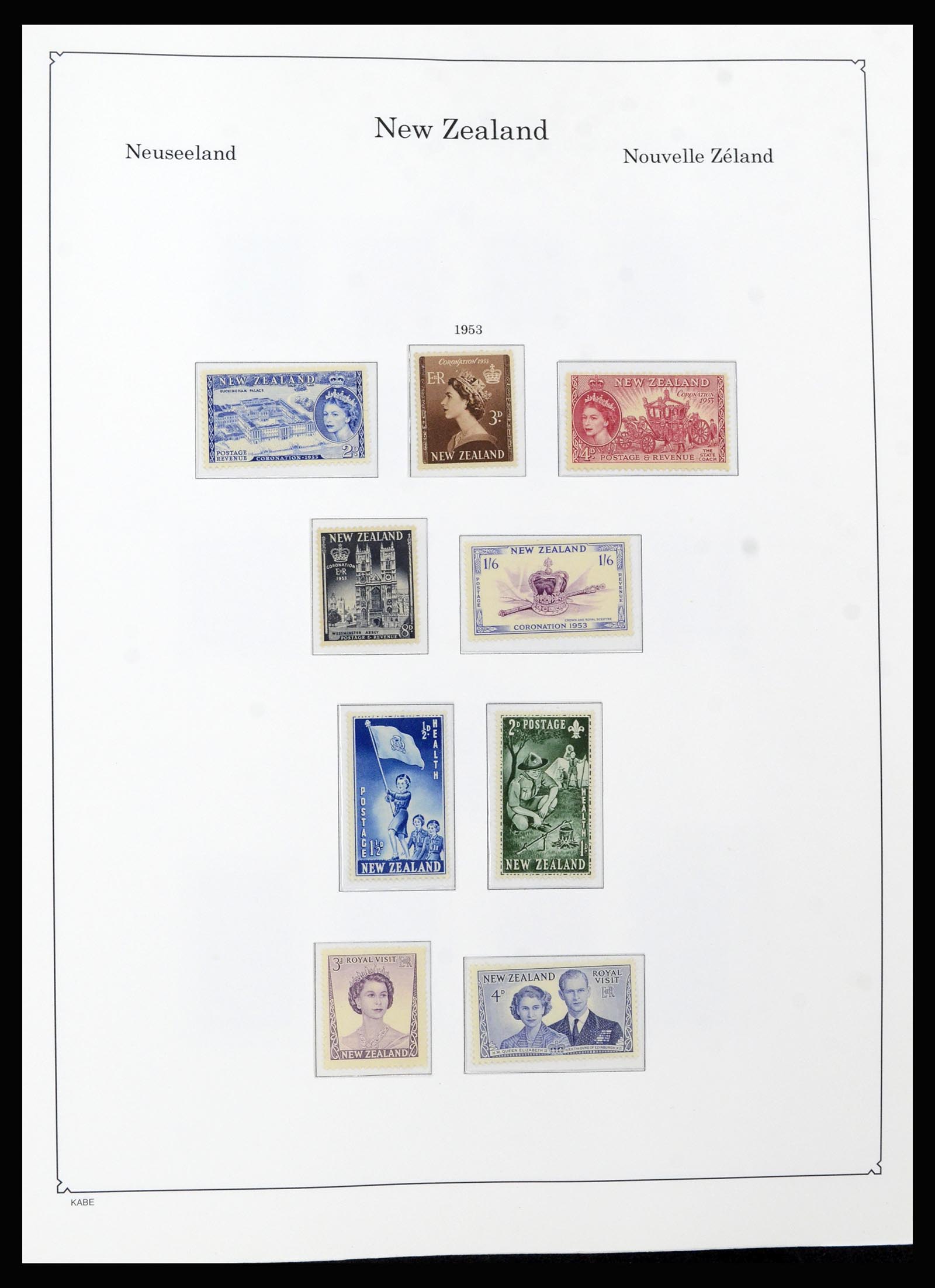 37148 001 - Postzegelverzameling 37148 Nieuw Zeeland speciaal verzameling 1953-19