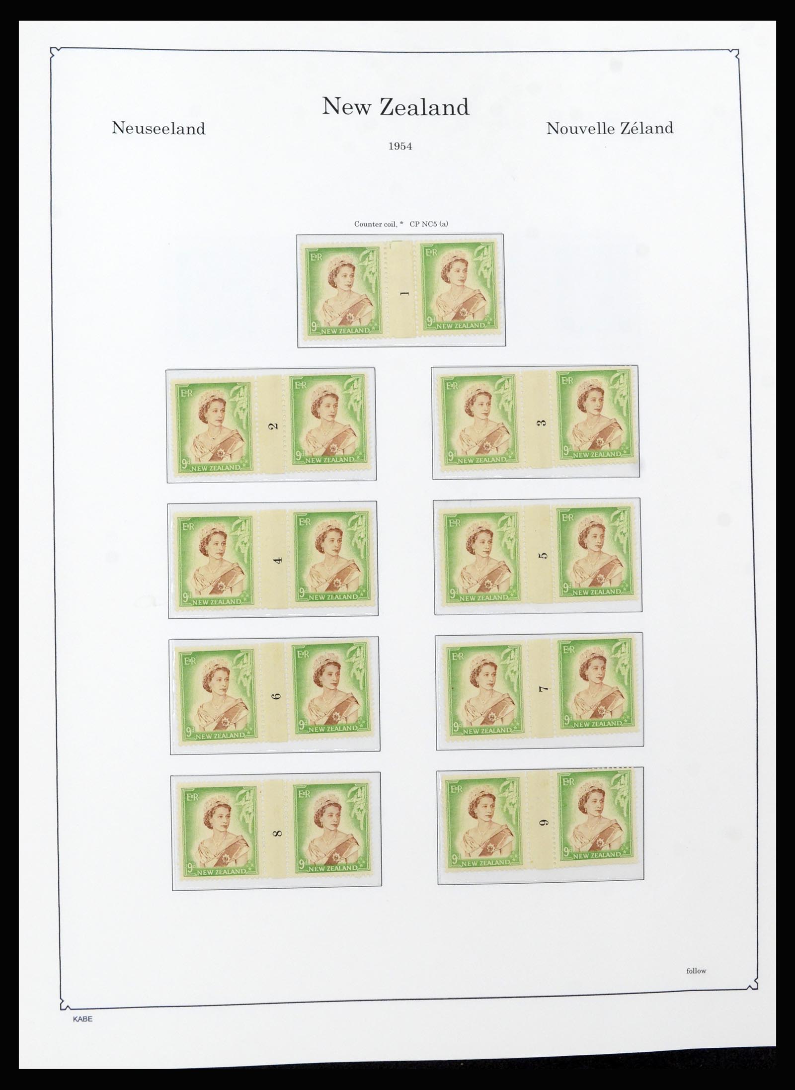 37148 006 - Postzegelverzameling 37148 Nieuw Zeeland speciaal verzameling 1953-19