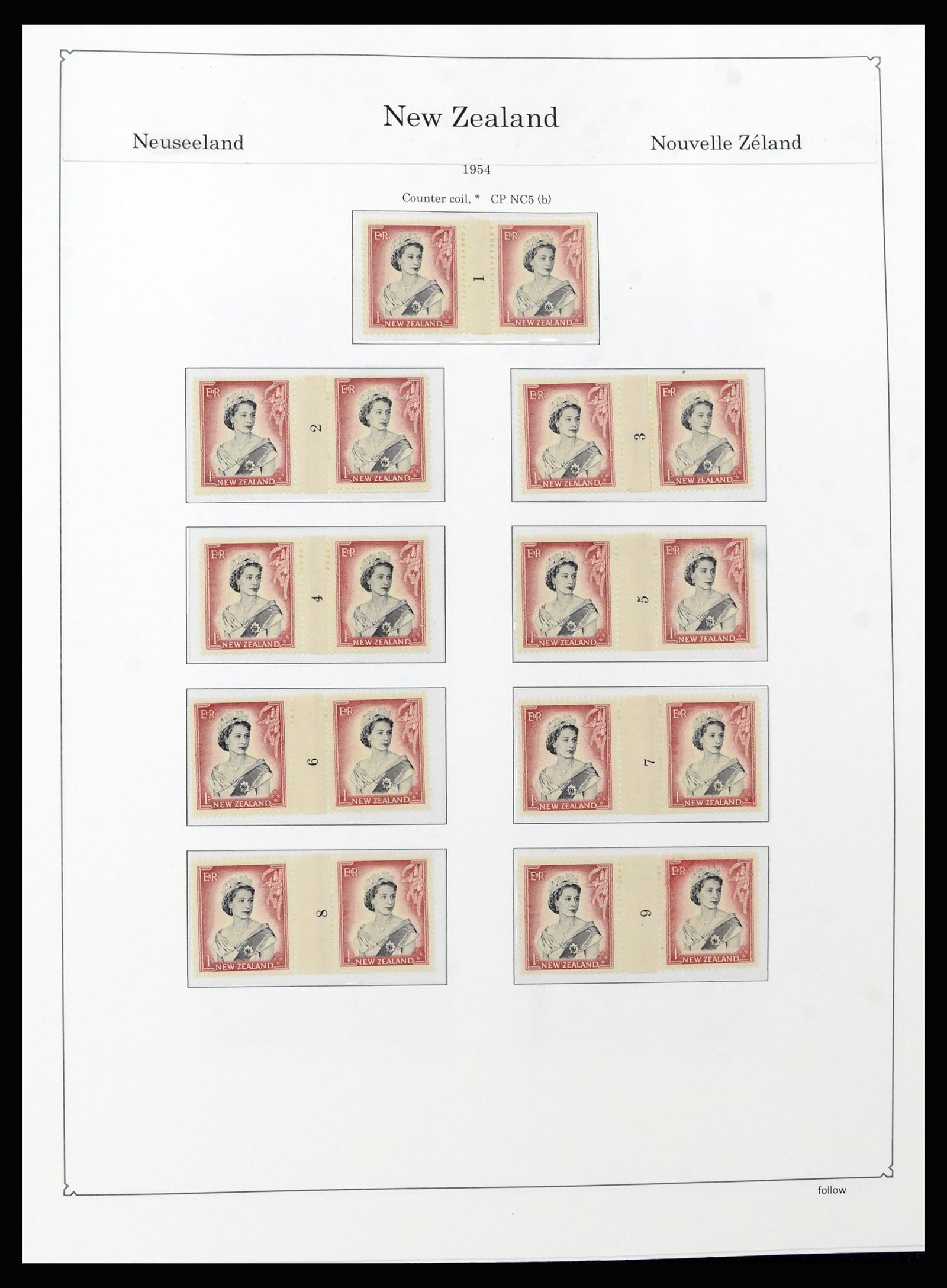 37148 008 - Postzegelverzameling 37148 Nieuw Zeeland speciaal verzameling 1953-19