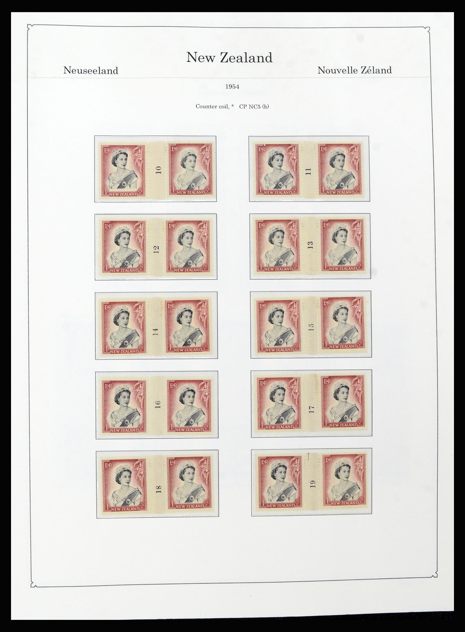 37148 009 - Postzegelverzameling 37148 Nieuw Zeeland speciaal verzameling 1953-19