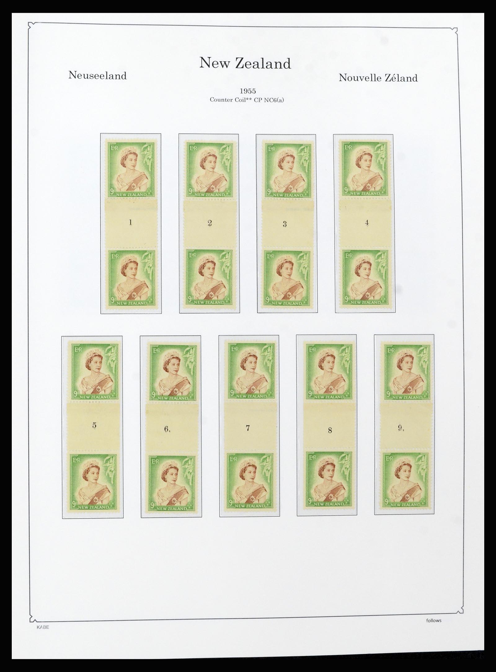 37148 010 - Postzegelverzameling 37148 Nieuw Zeeland speciaal verzameling 1953-19