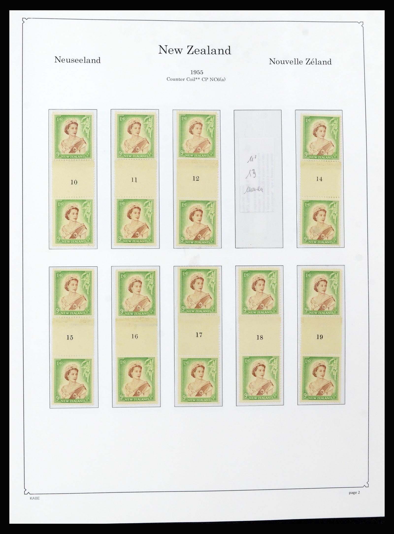 37148 011 - Postzegelverzameling 37148 Nieuw Zeeland speciaal verzameling 1953-19