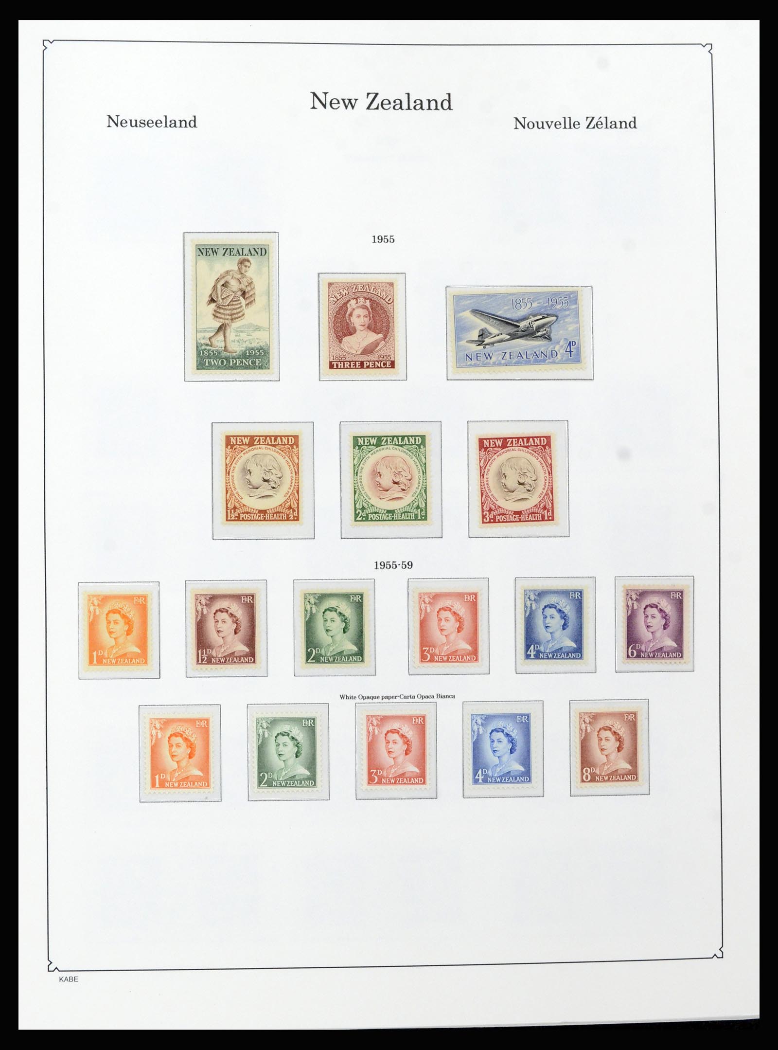 37148 021 - Postzegelverzameling 37148 Nieuw Zeeland speciaal verzameling 1953-19