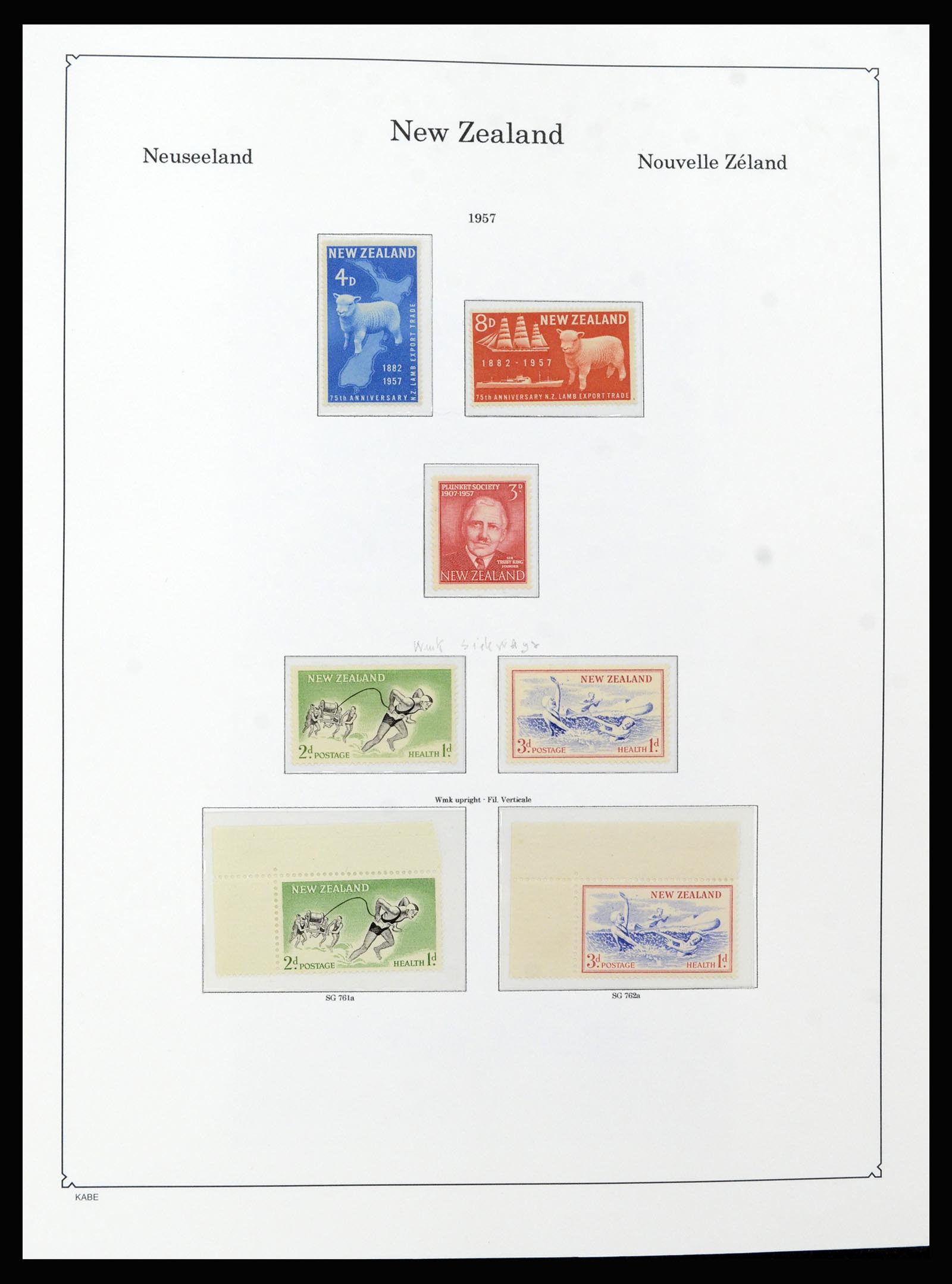 37148 027 - Postzegelverzameling 37148 Nieuw Zeeland speciaal verzameling 1953-19