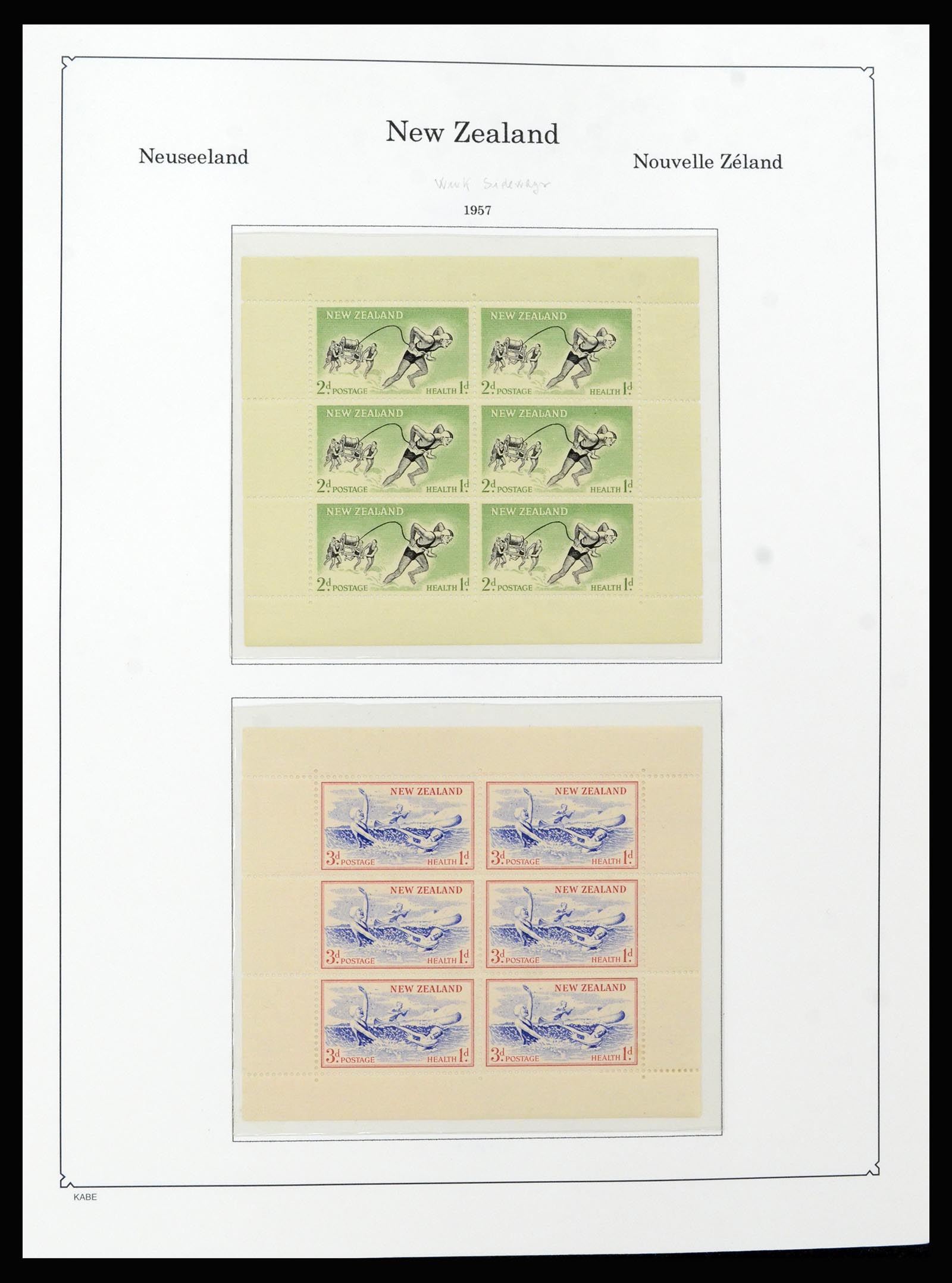 37148 028 - Postzegelverzameling 37148 Nieuw Zeeland speciaal verzameling 1953-19