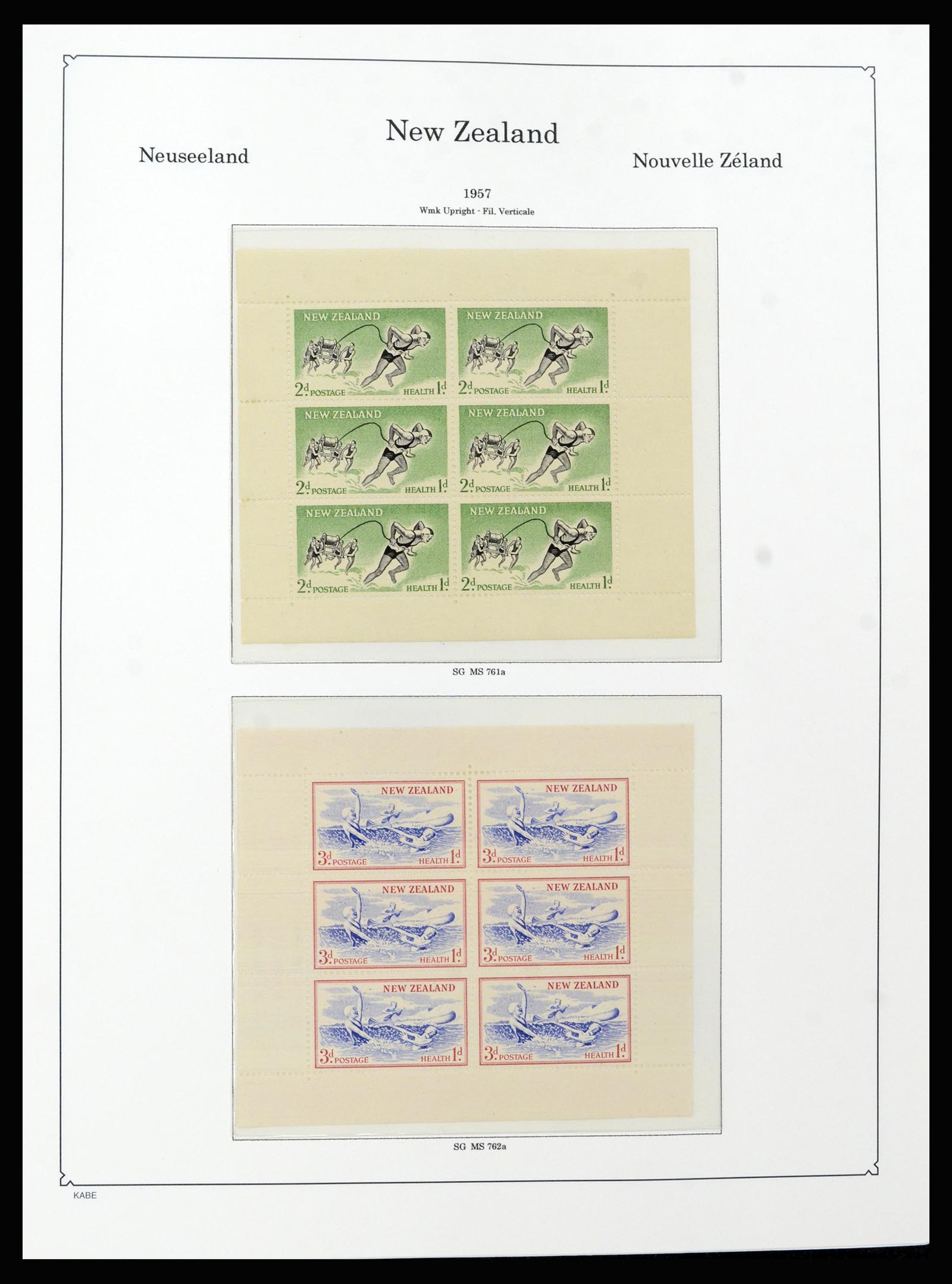 37148 029 - Postzegelverzameling 37148 Nieuw Zeeland speciaal verzameling 1953-19