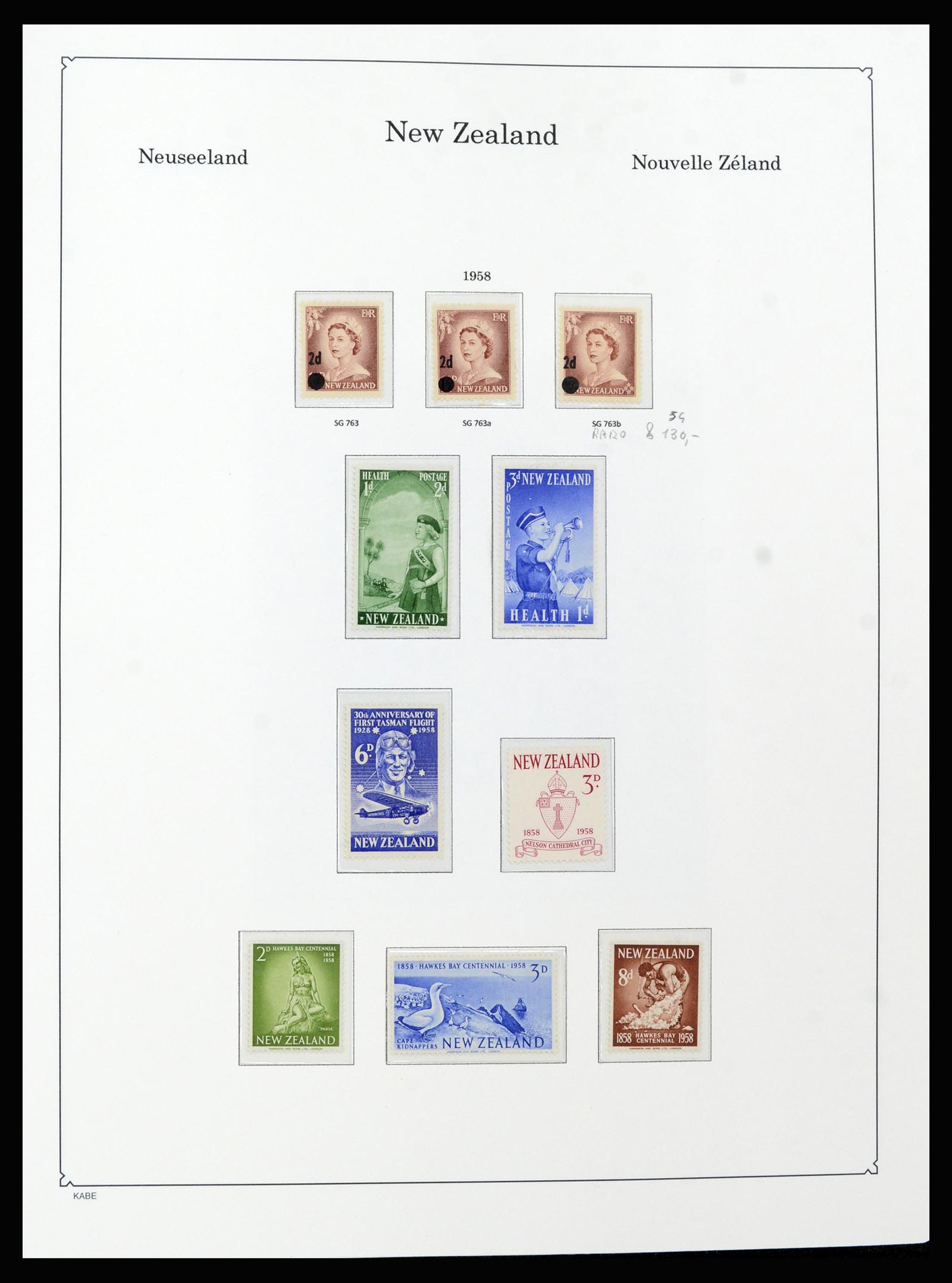 37148 030 - Postzegelverzameling 37148 Nieuw Zeeland speciaal verzameling 1953-19