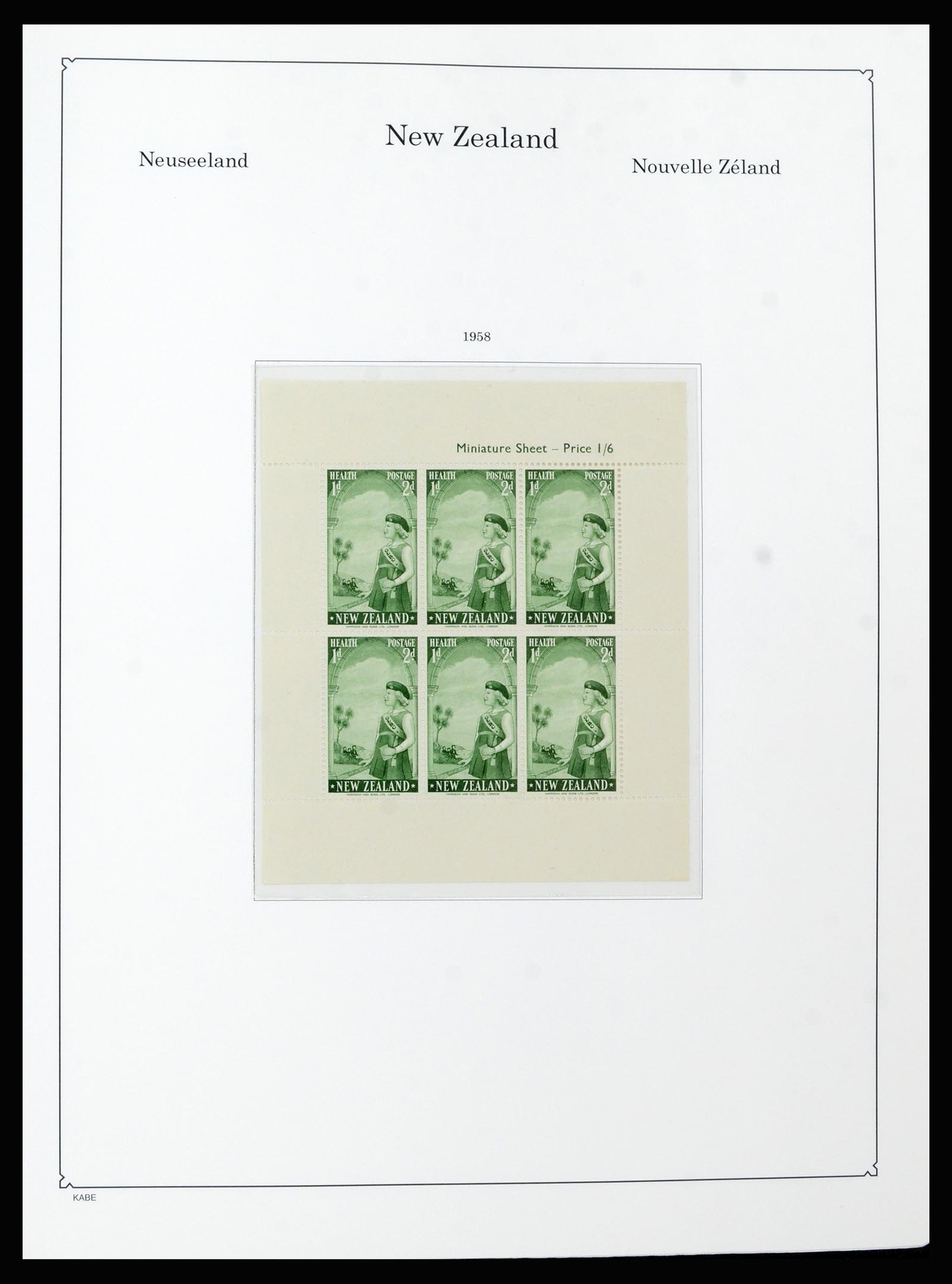 37148 031 - Postzegelverzameling 37148 Nieuw Zeeland speciaal verzameling 1953-19
