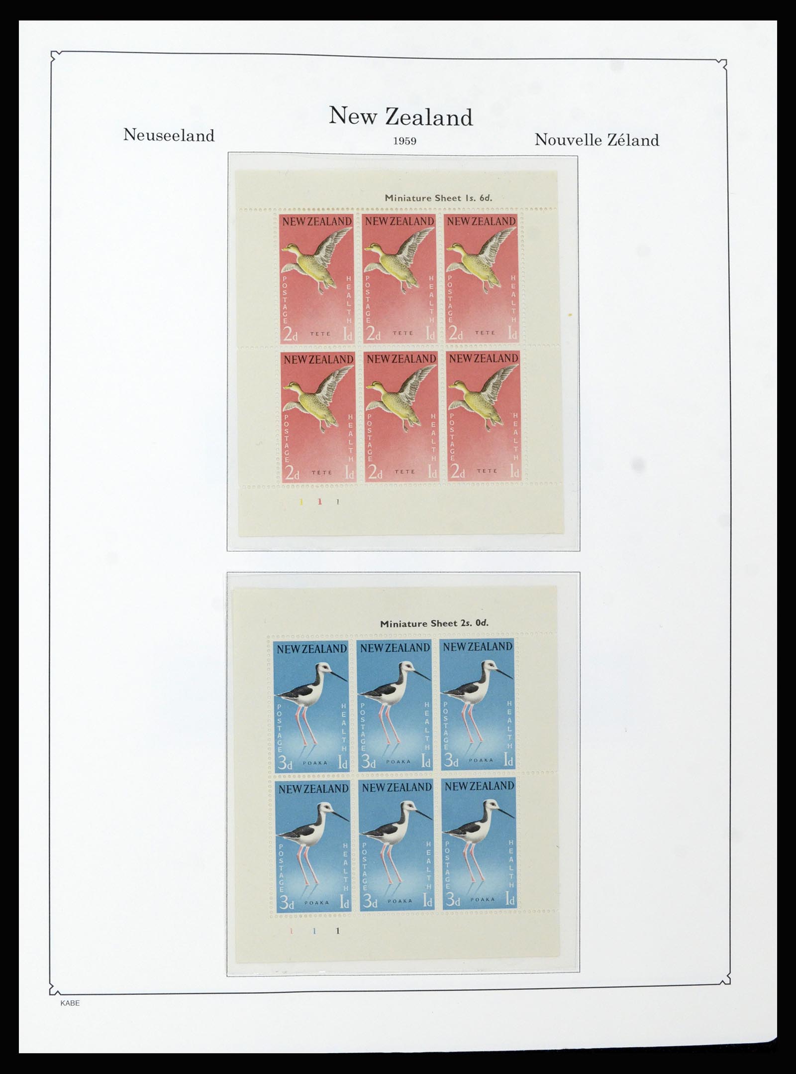 37148 034 - Postzegelverzameling 37148 Nieuw Zeeland speciaal verzameling 1953-19