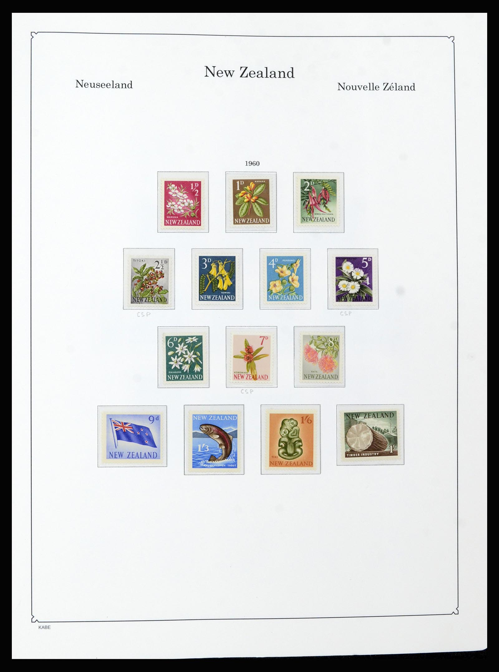 37148 035 - Postzegelverzameling 37148 Nieuw Zeeland speciaal verzameling 1953-19