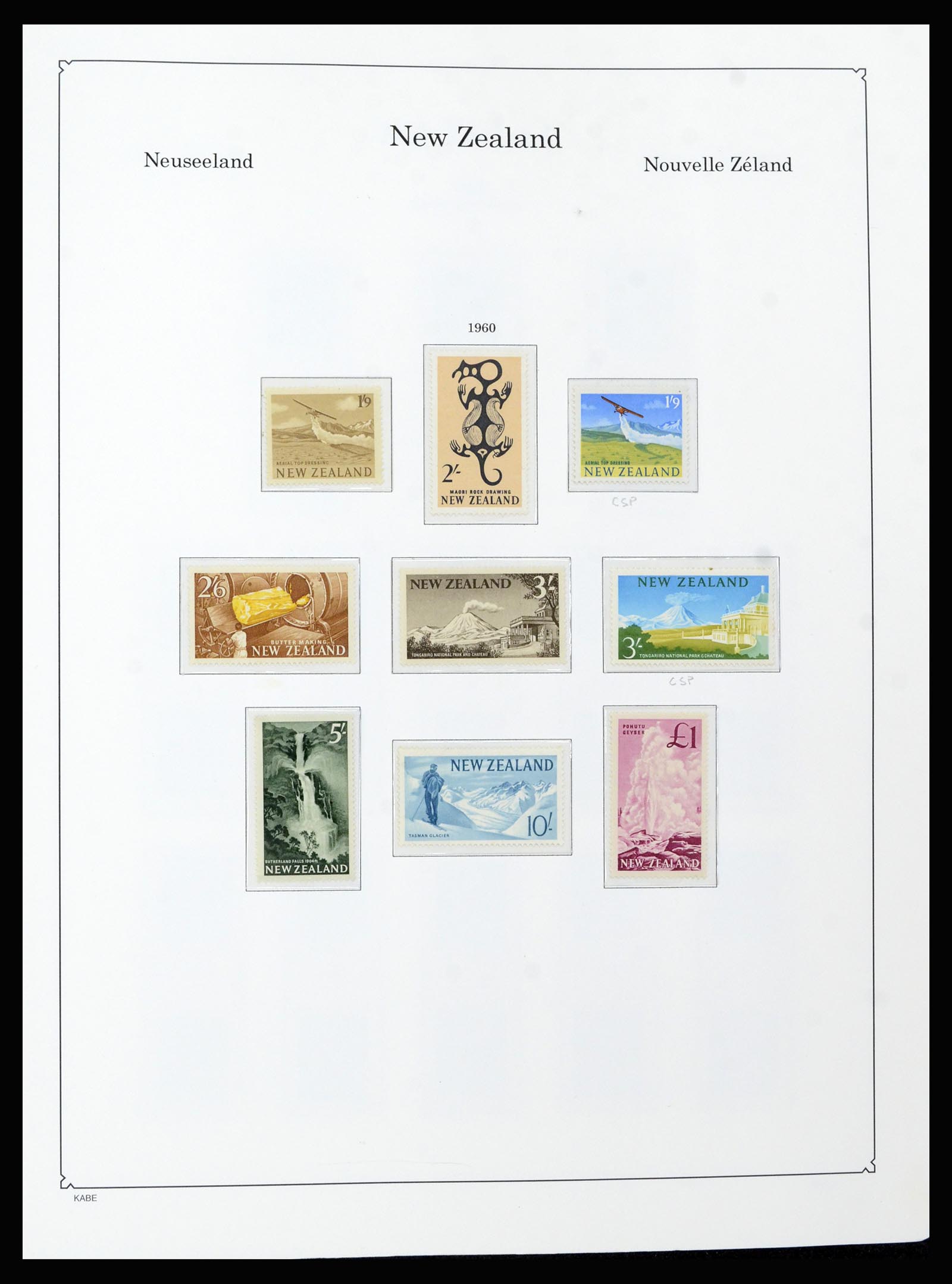 37148 036 - Postzegelverzameling 37148 Nieuw Zeeland speciaal verzameling 1953-19